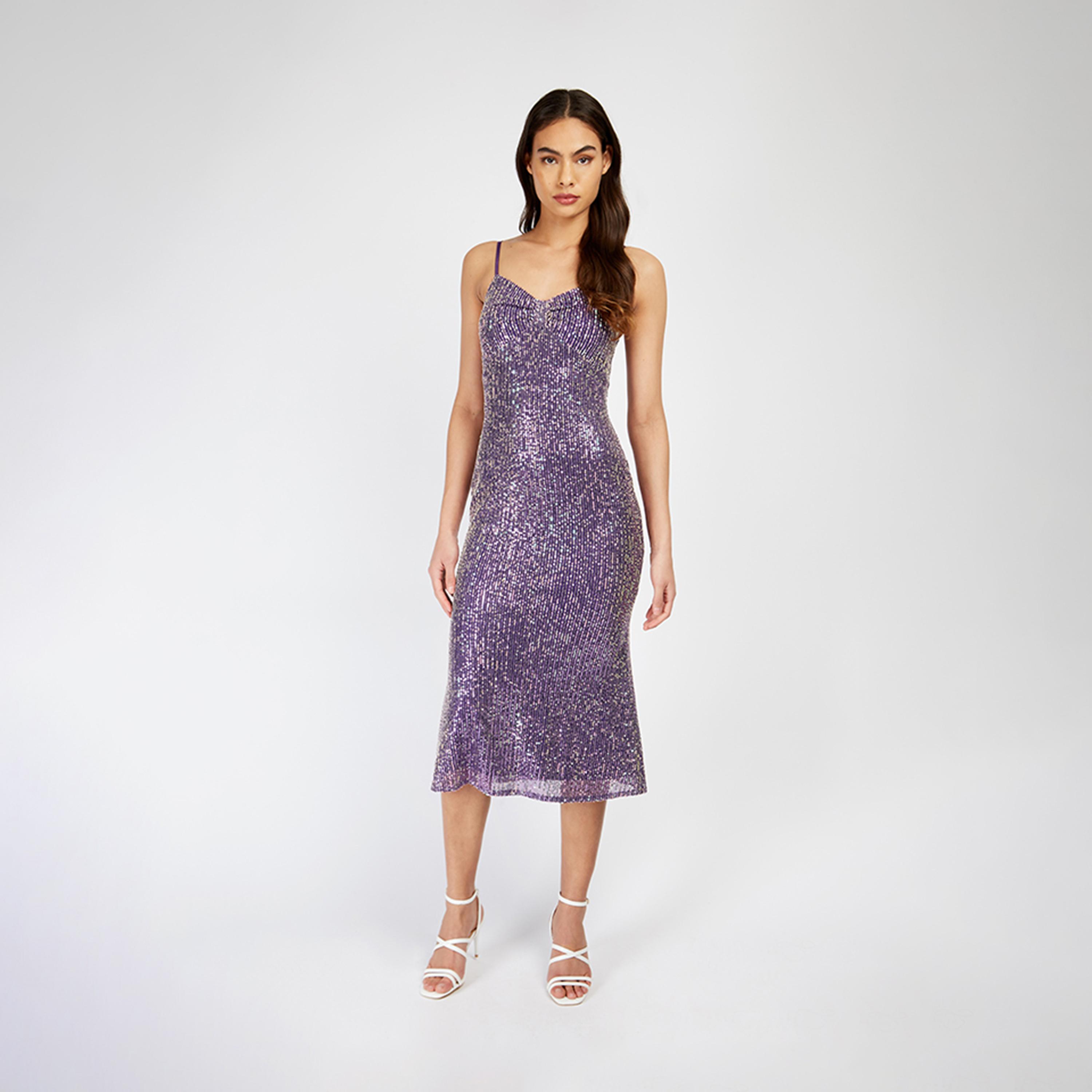 ليتل مسترس- فستان ترتر بشكل A أحزمة كتف متوسط الطول-women-clothing-dresses-image-1