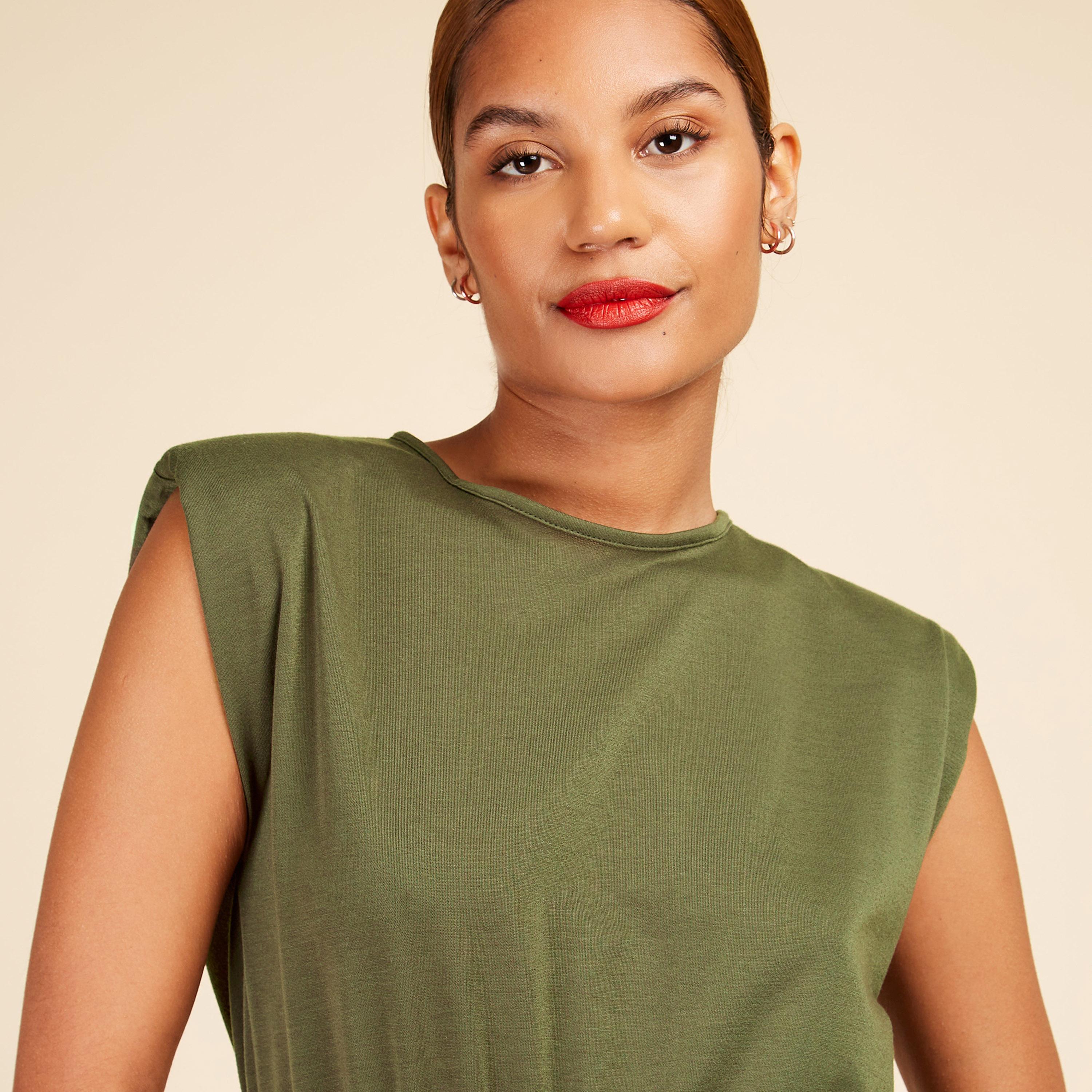 Little Mistress Satin Round Neck Jumpsuit with Cap Sleeves-women-clothing-jumpsuits-image-2