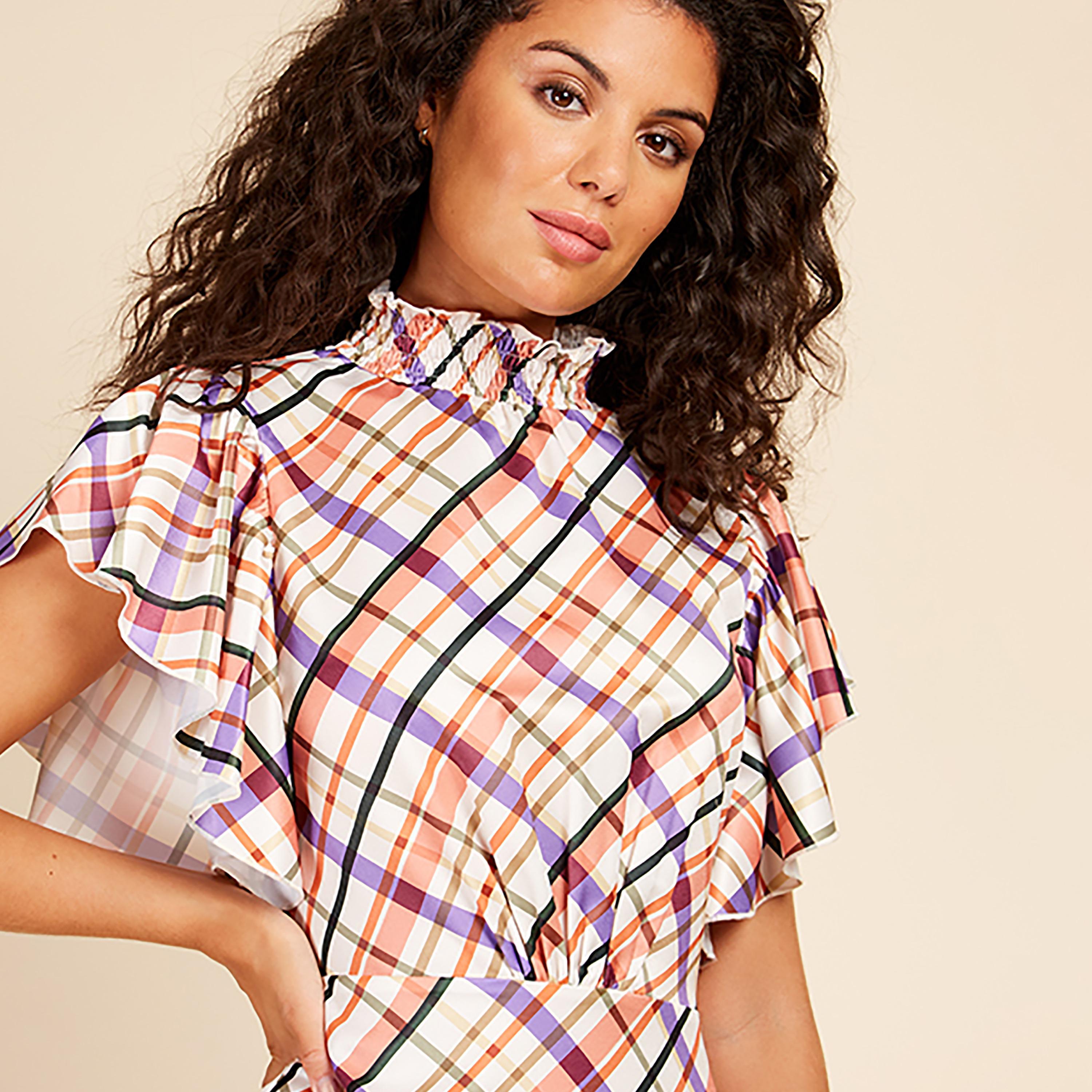 Little Mistress Multicolour Printed Fit and Flared Midi Women's Dress-women-clothing-dresses-image-2