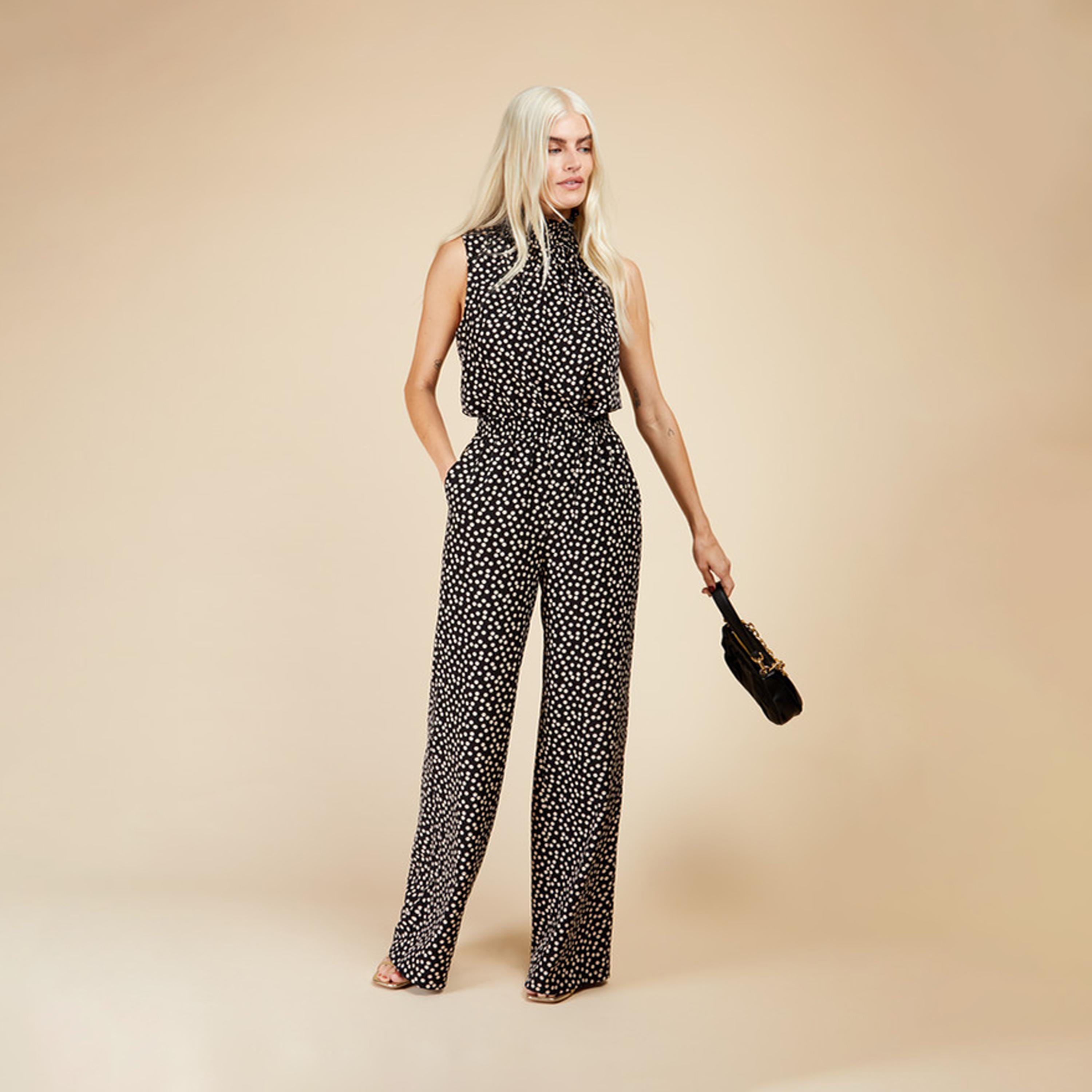 Little Mistress Polka Dot High Neck Sleeveless Top-women-clothing-shirtsandblouses-blouses-image-2