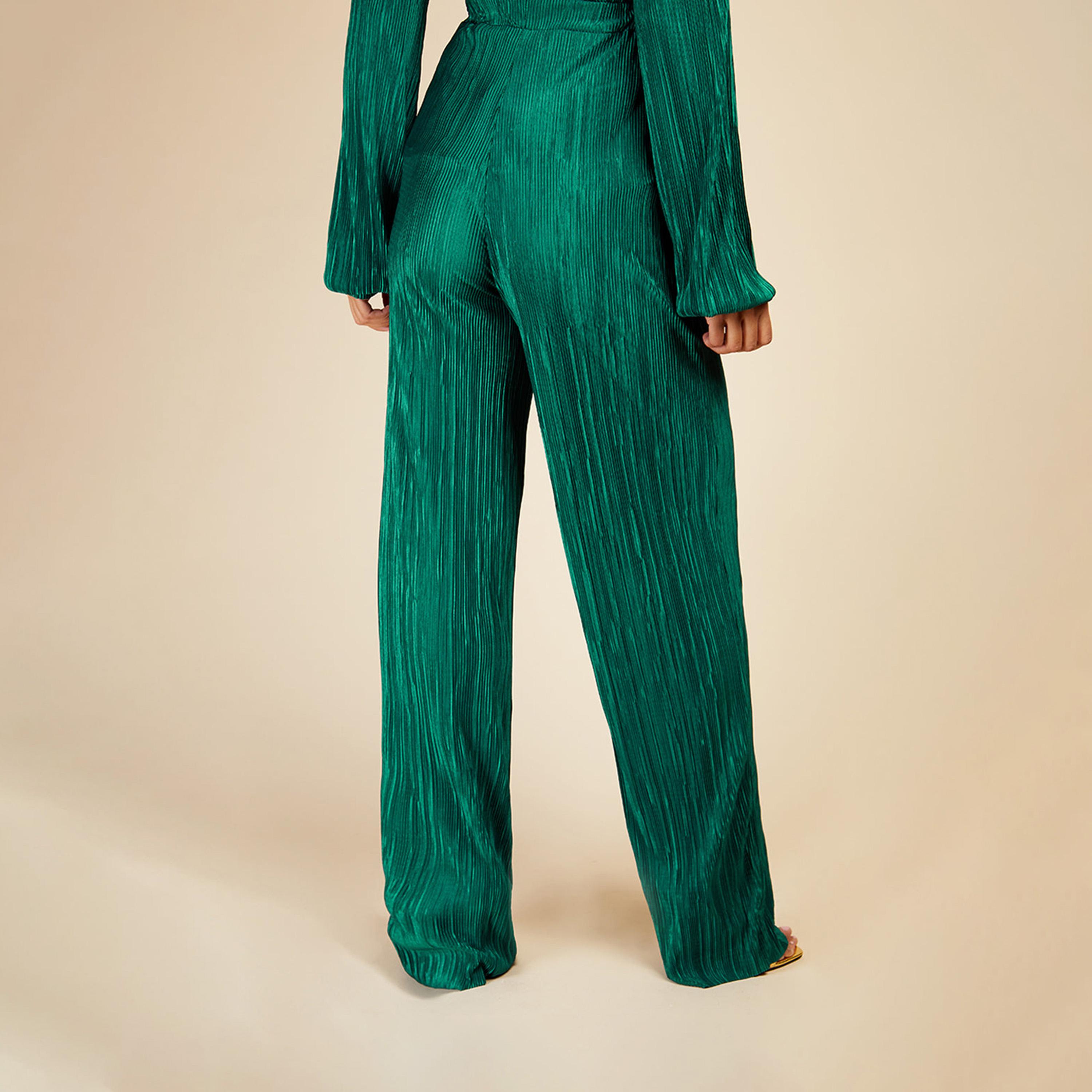تروزر مرتفع الارتفاع ذو تكسثرد من ليتل ميستريس ساتان-women-clothing-bottoms-trousers-image-4