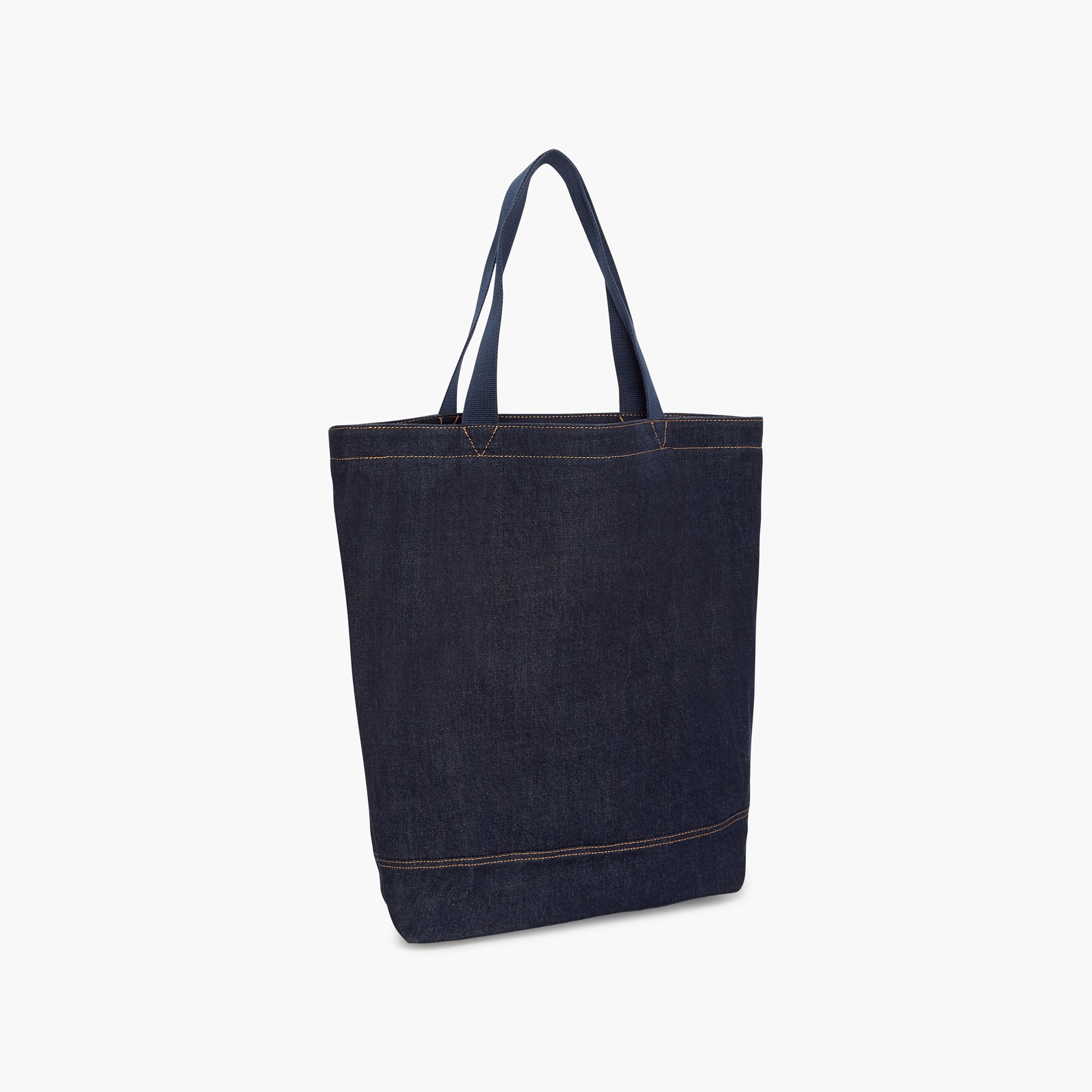 Levi's Plain Shopper Bag with Patch Pocket In Blue-men-bags-image-3