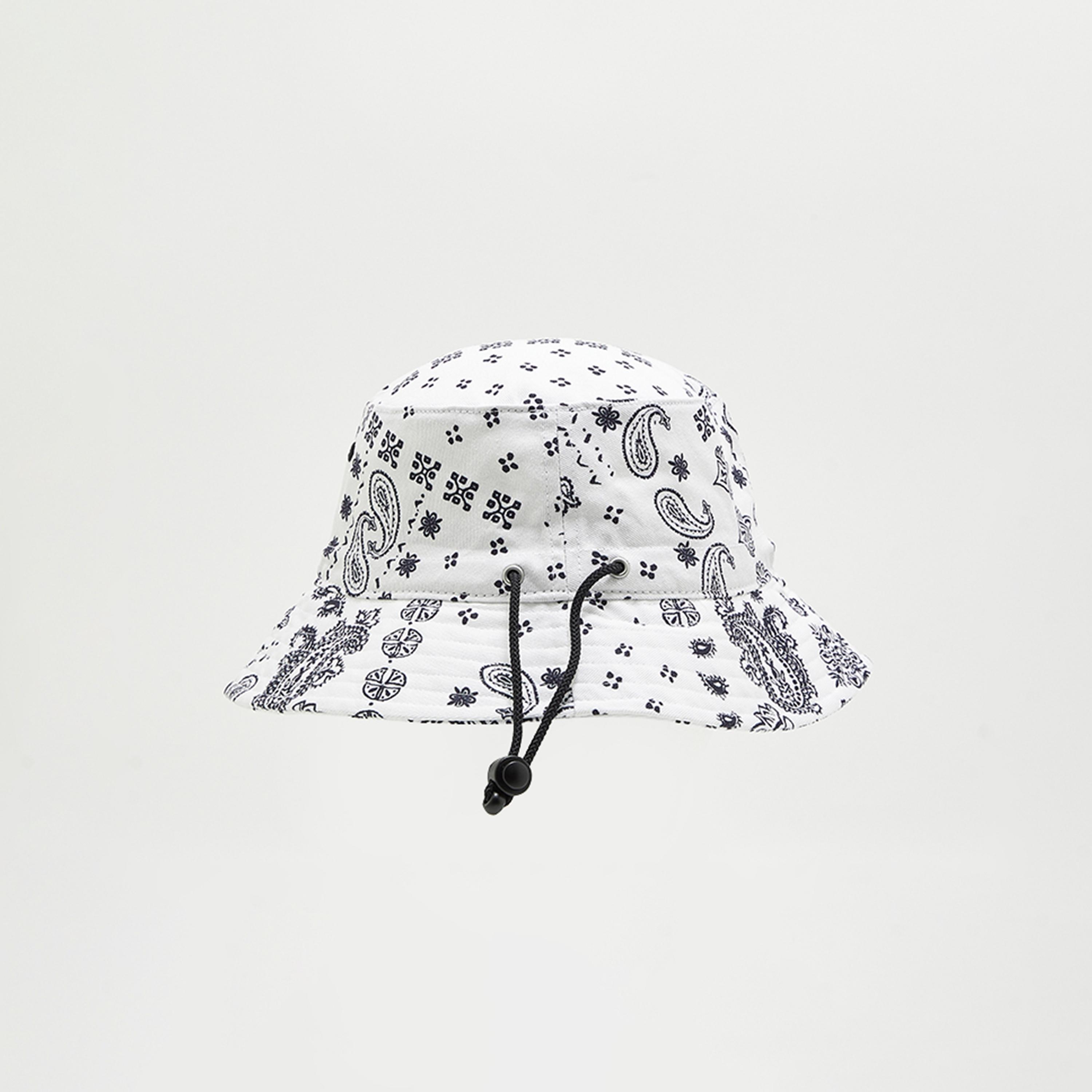 Levi's Men's White Paisley Print Bucket Hat-men-caps-image-2