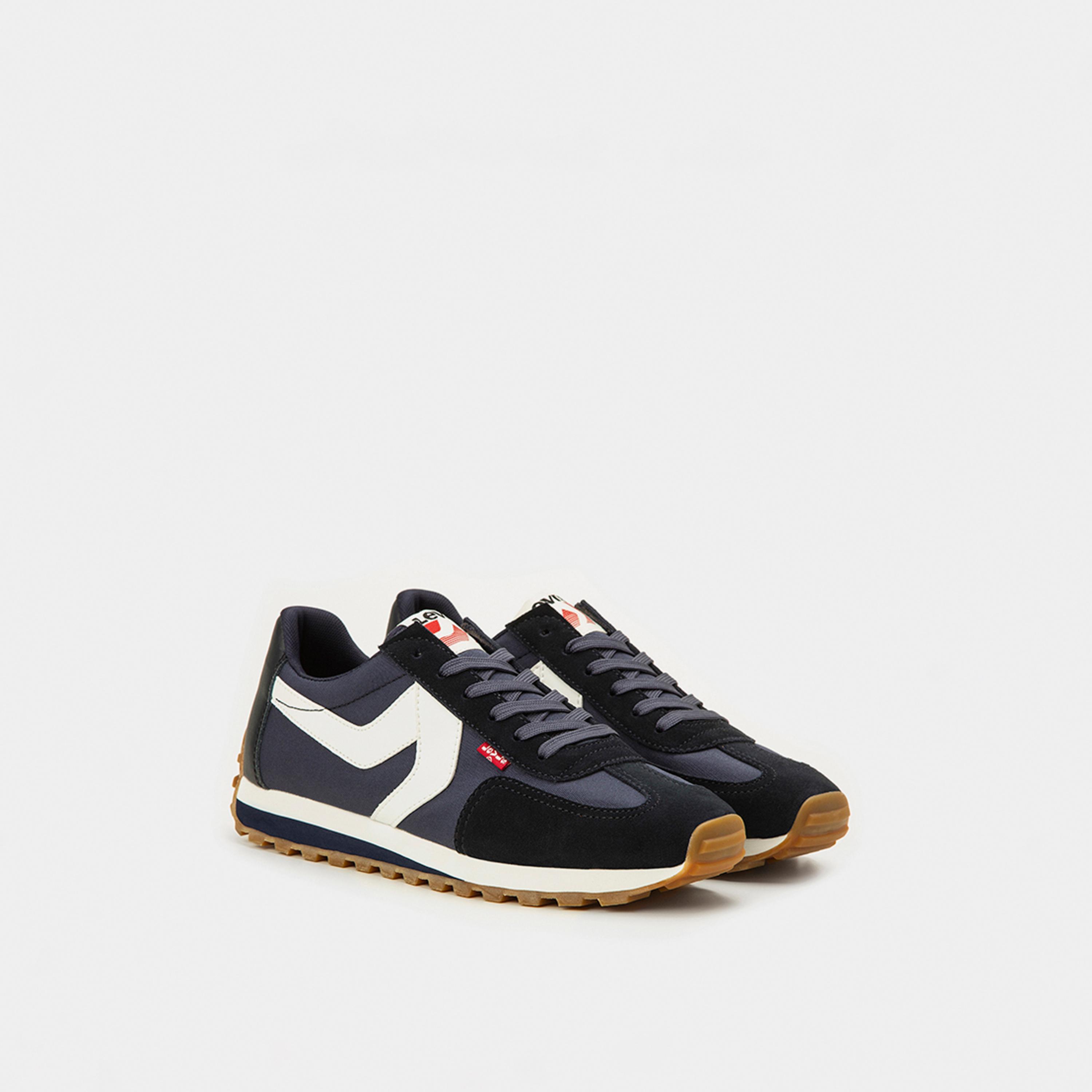 أحذية Levi's الرجالية ذات الأربطة والكاحل المنخفض | د77180007-men-shoes-sneakers-image-1