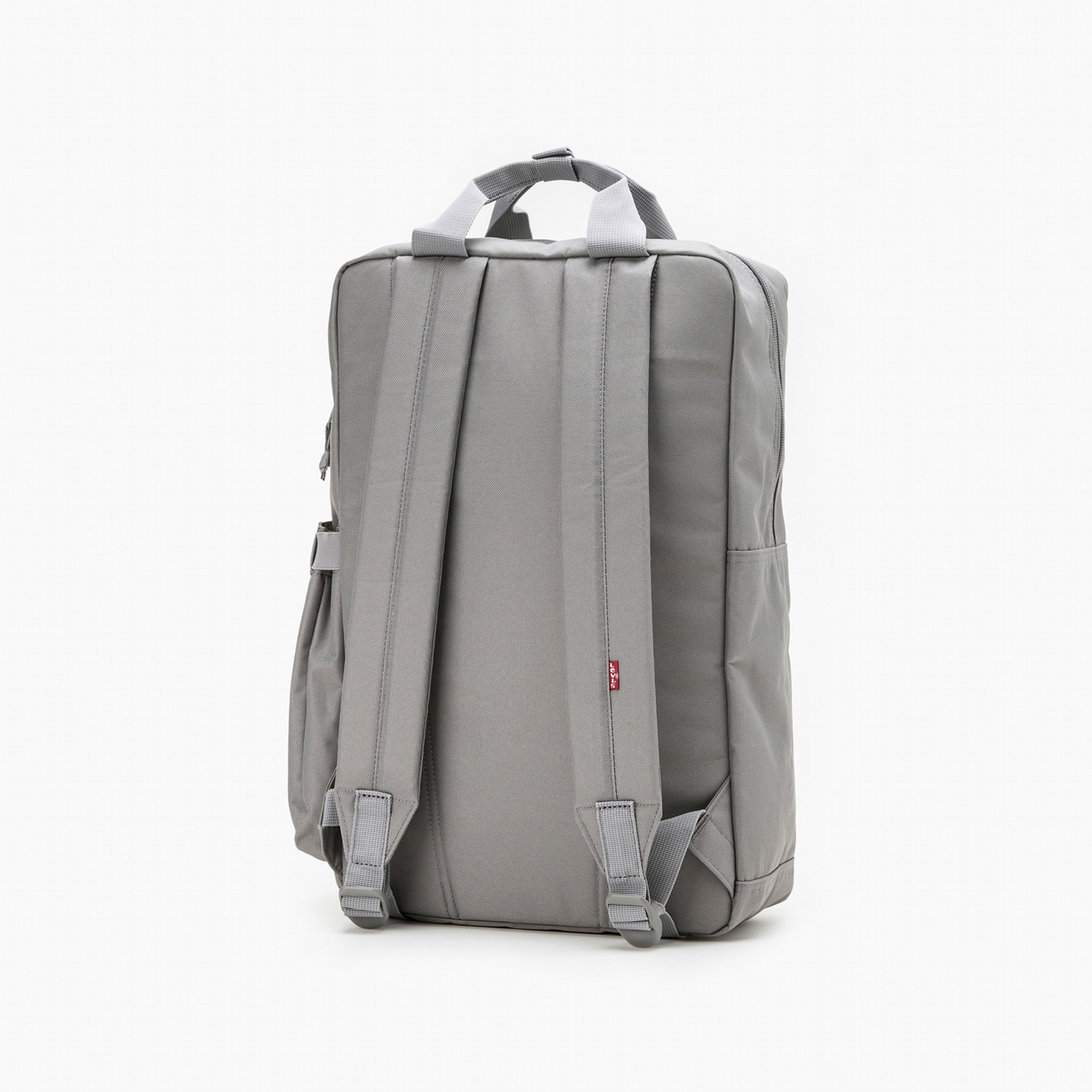 Levi's Top Handle Plain Backpack with Shoulder Strap In Grey-men-bags-image-2