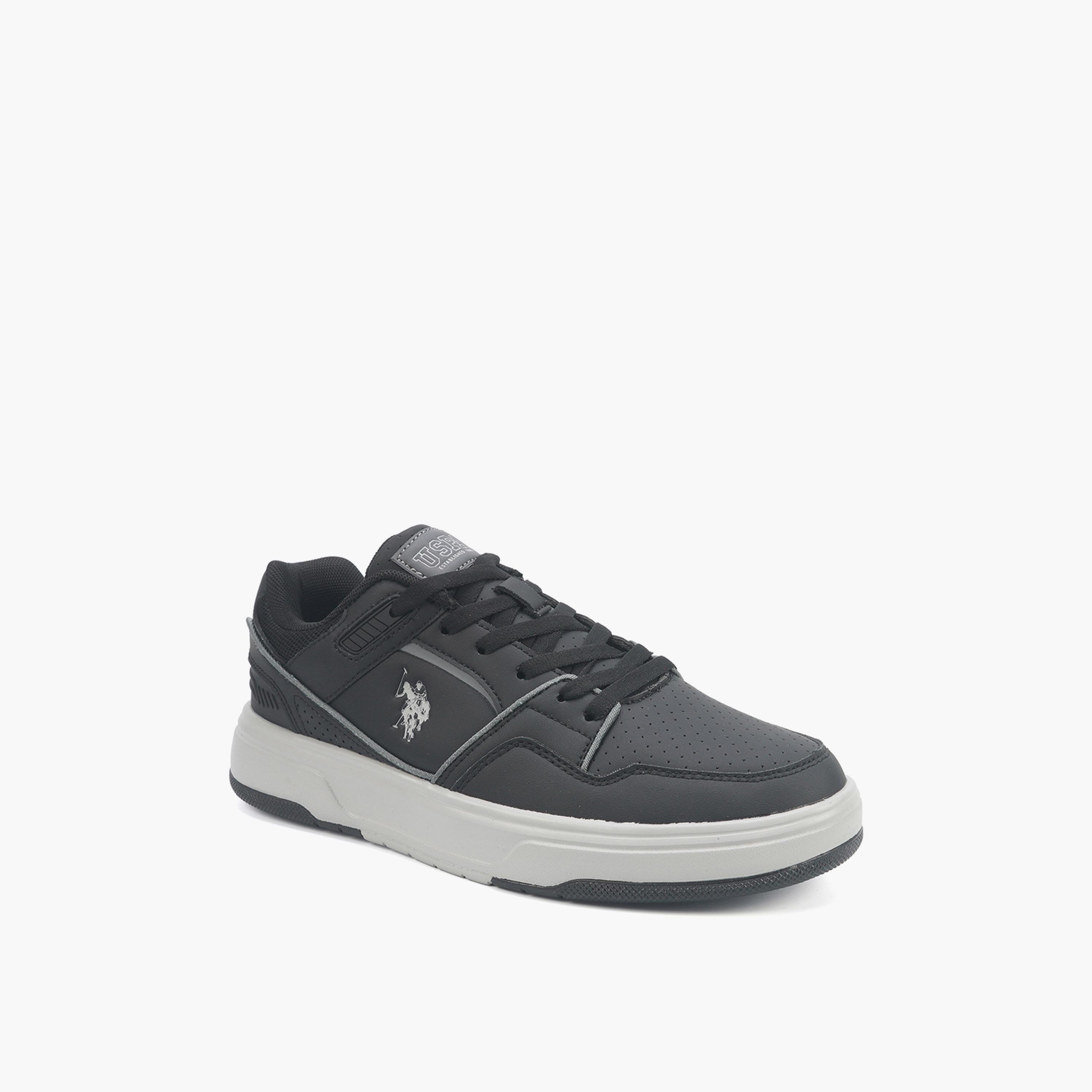 يو إس بولو أسوسييشن. - حذاء رياضي رجالي برباط للكاحل | DAKOTA_GLB_5PR_MEN_OD-men-shoes-sneakers-image-1