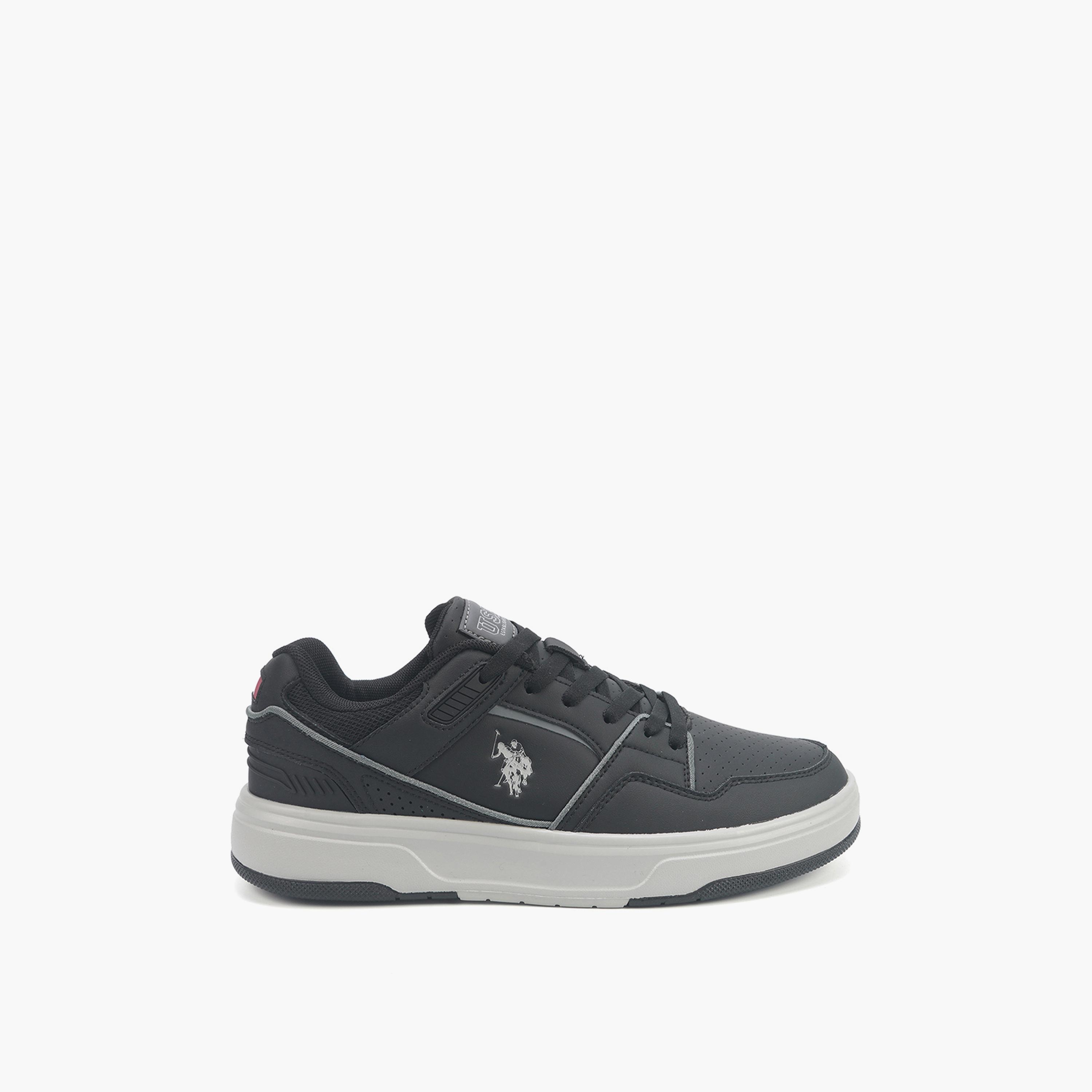 يو إس بولو أسوسييشن. - حذاء رياضي رجالي برباط للكاحل | DAKOTA_GLB_5PR_MEN_OD-men-shoes-sneakers-image-3
