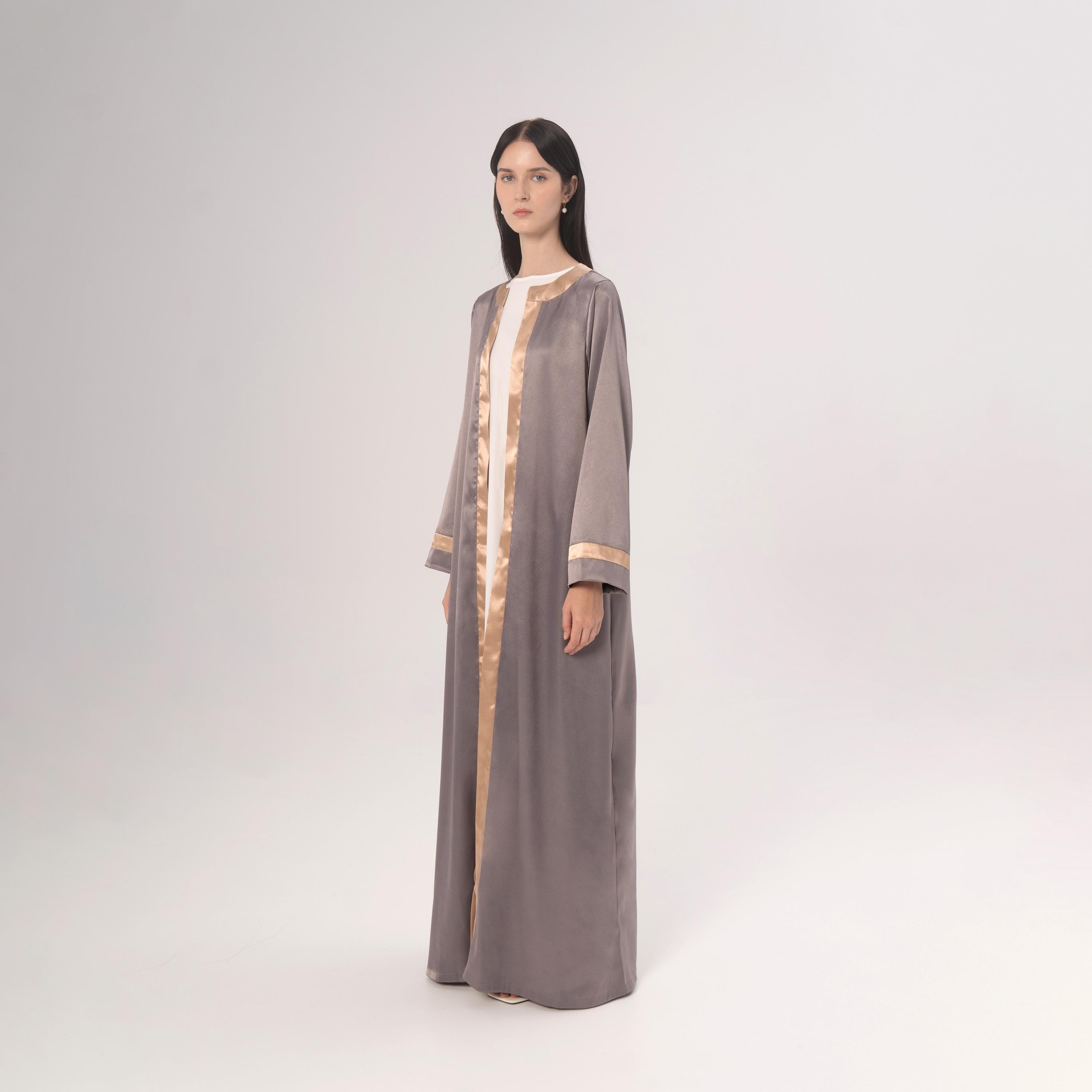 Hadiyath Al Madinah Satin Women's Abaya-women-arabicclothing-abayas-image-3