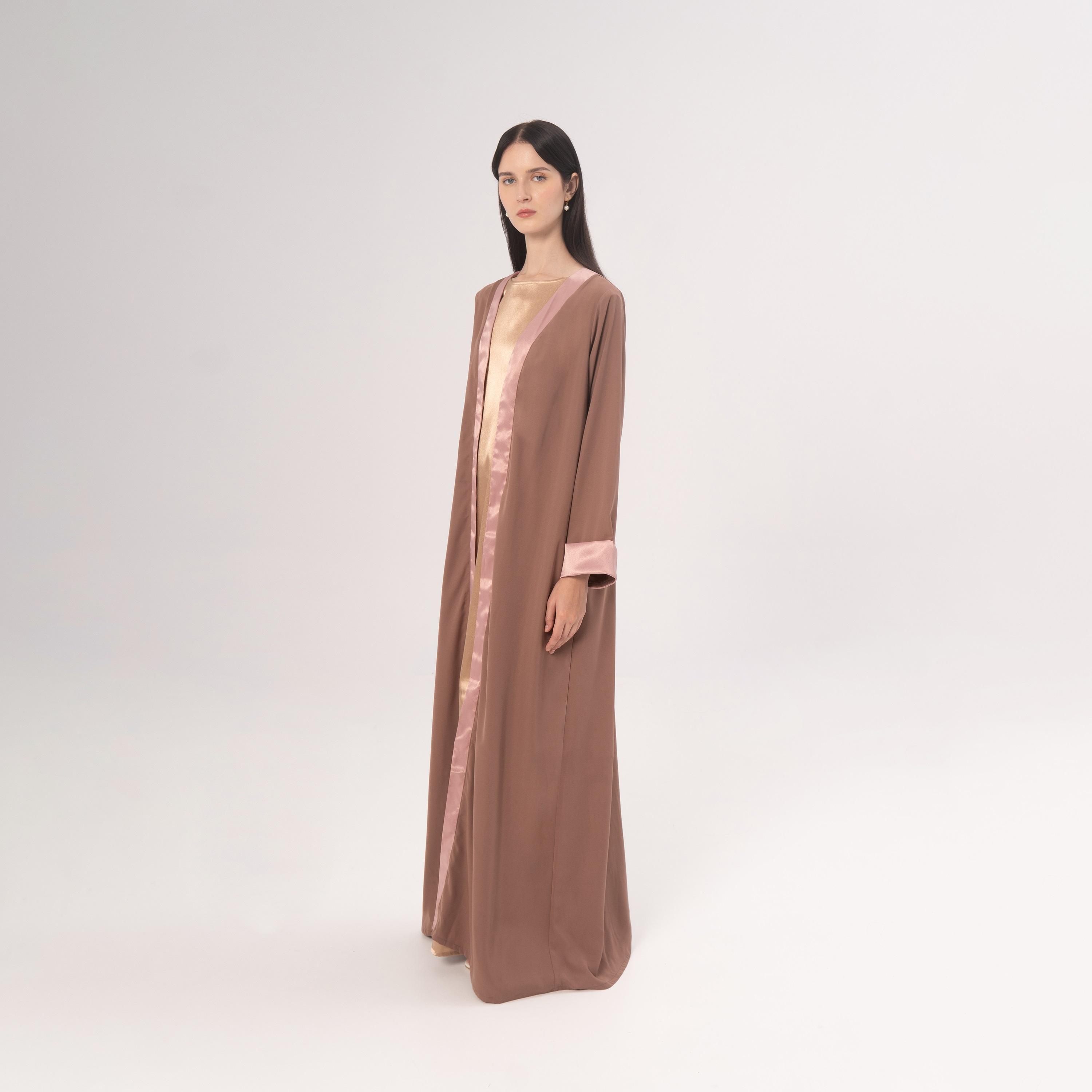 Hadiyath Al Madinah Avant-Garde Crepe Women's Abaya-women-arabicclothing-abayas-image-3