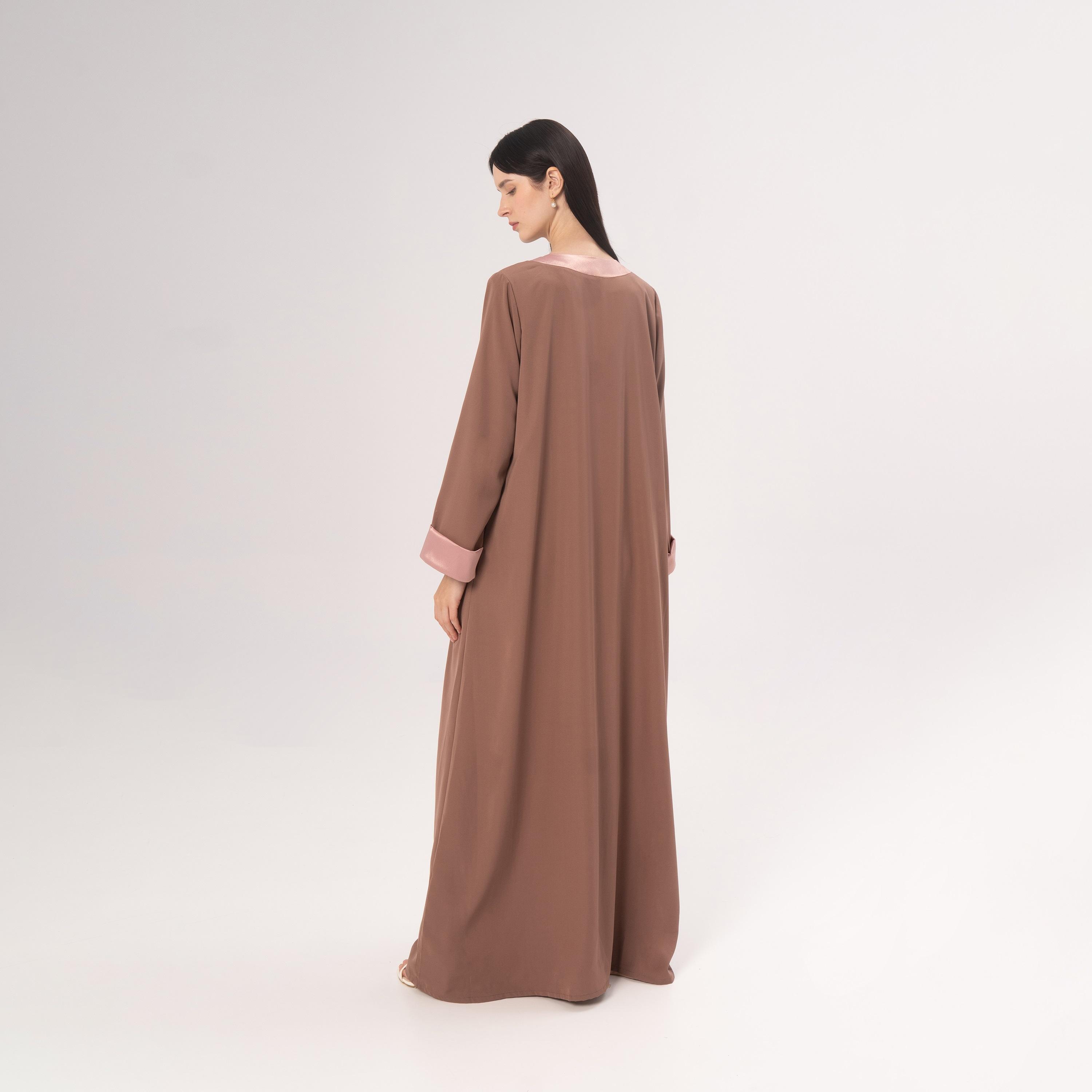 Hadiyath Al Madinah Avant-Garde Crepe Women's Abaya-women-arabicclothing-abayas-image-4