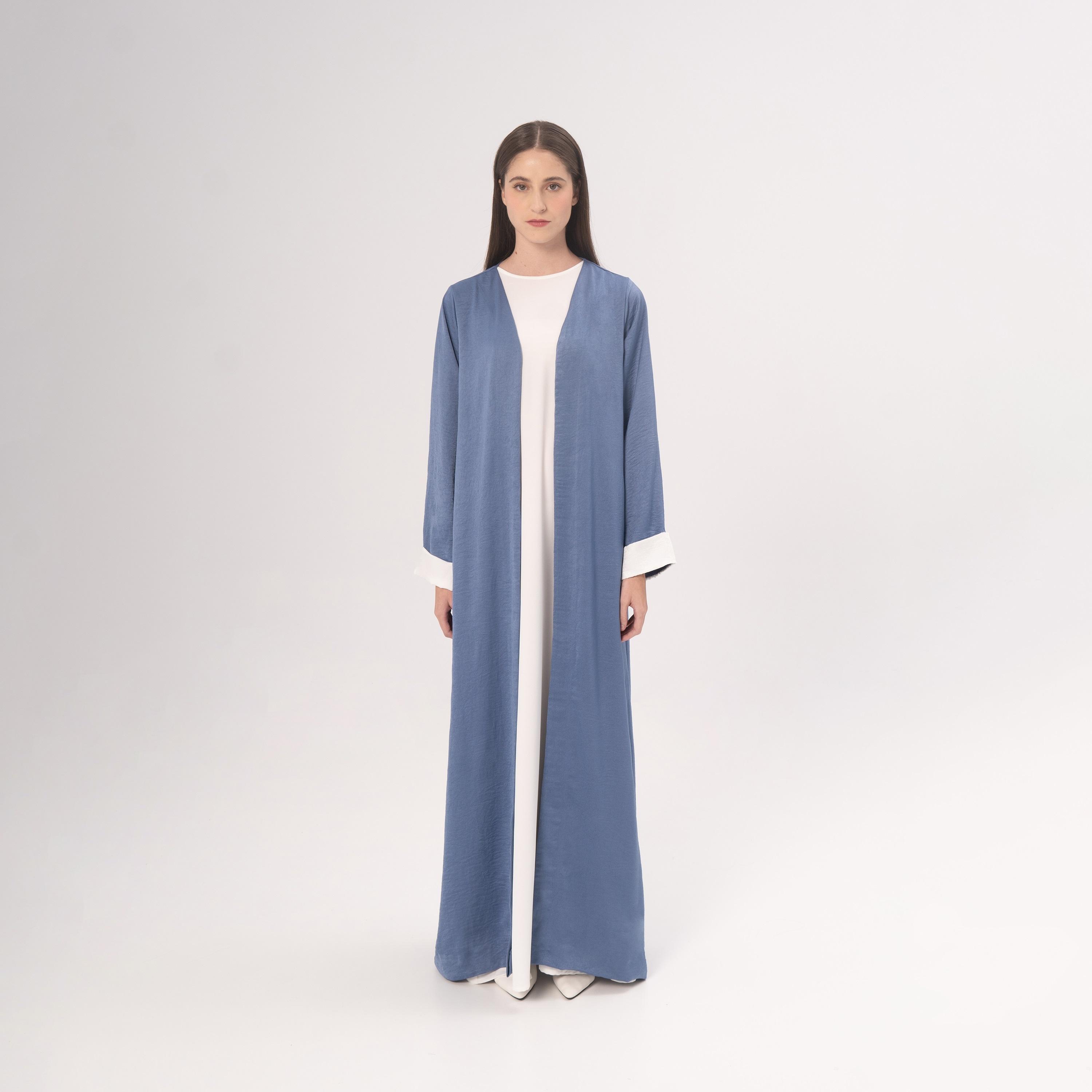 Hadiyath Al Madinah Blue Women's Abaya-women-arabicclothing-abayas-image-1
