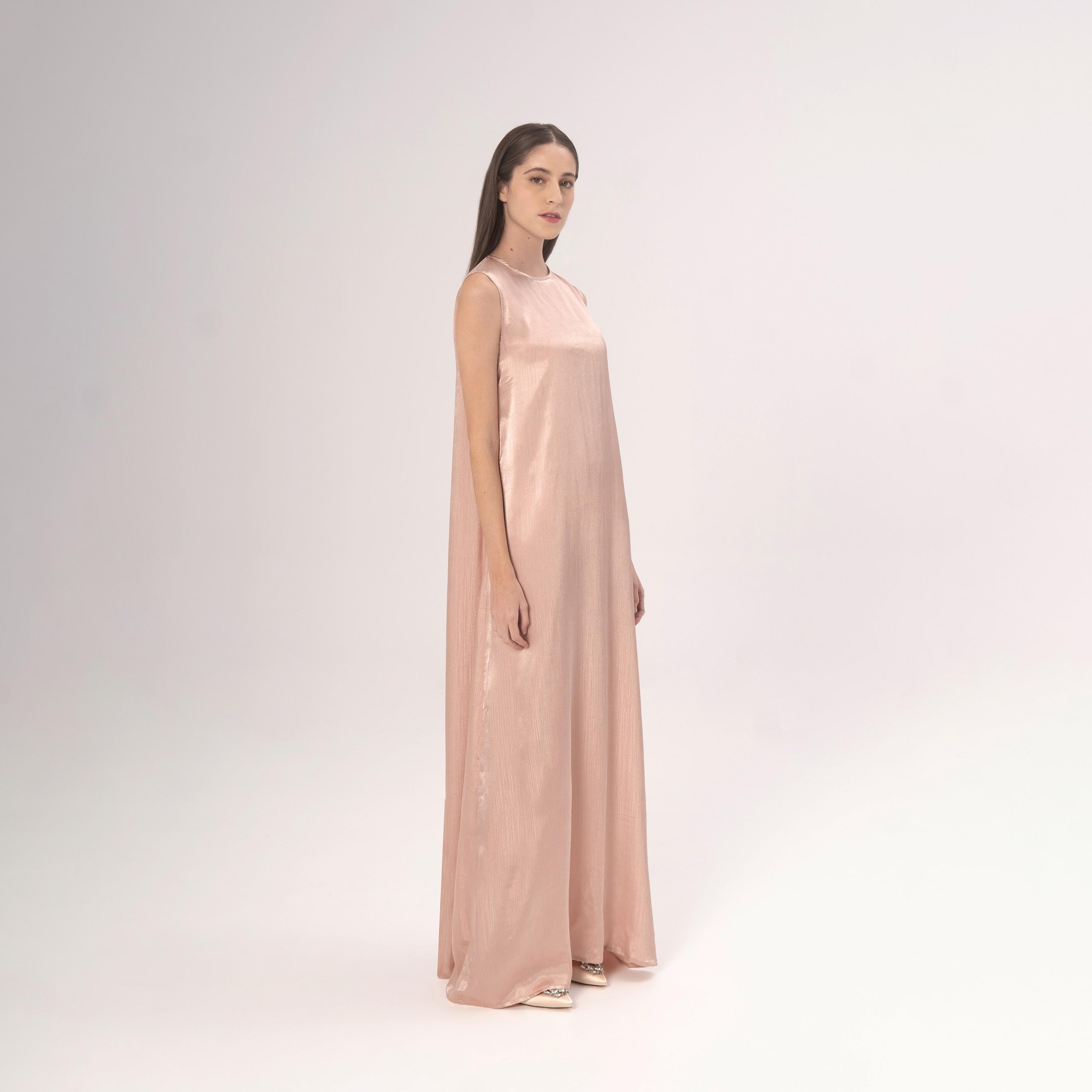 فستان داخلي نسائي من الساتان المزخرف من حديث المدينة-women-arabicclothing-abayainner-image-3