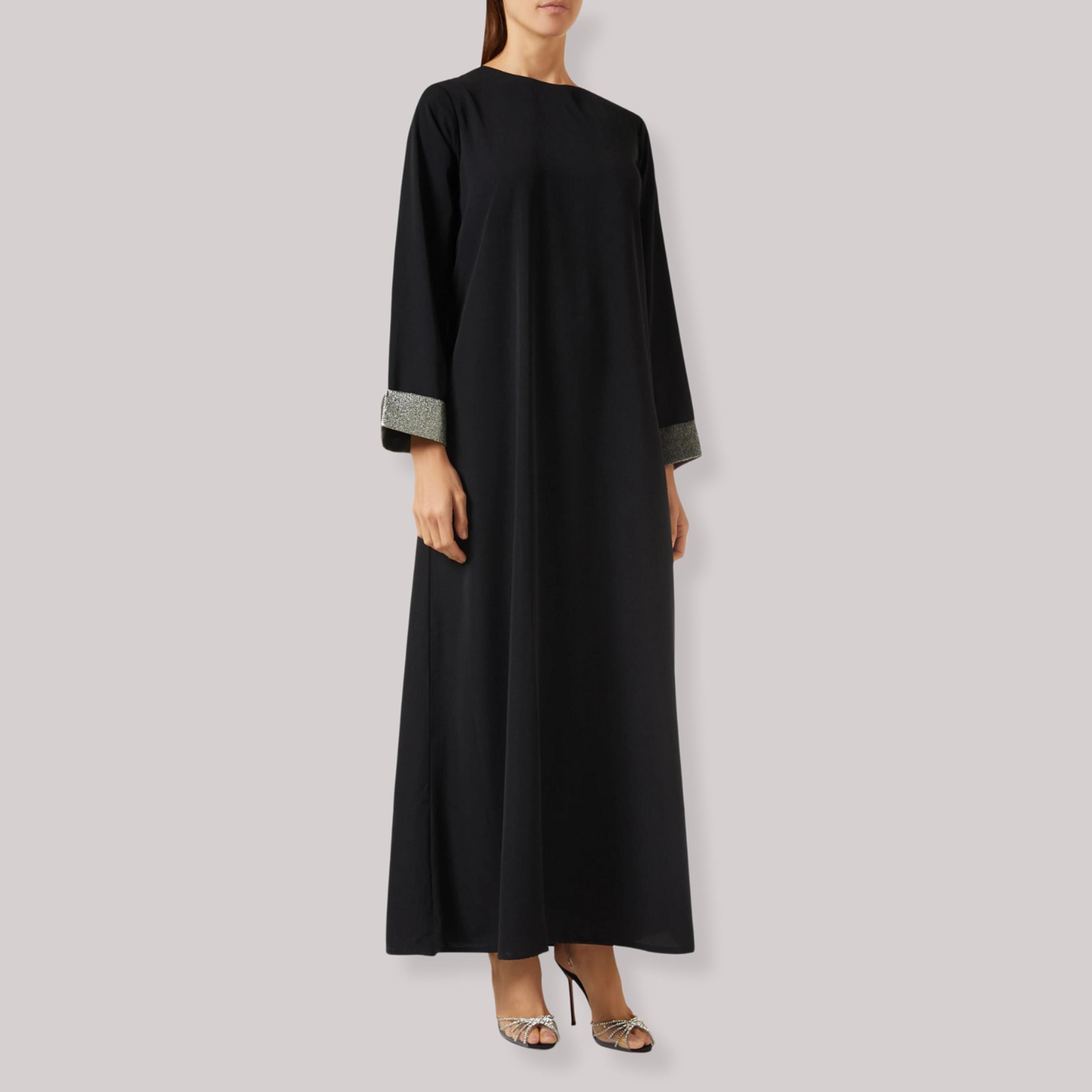 Hadiyath Al Madinah Black Women's Abaya-women-arabicclothing-abayas-image-3