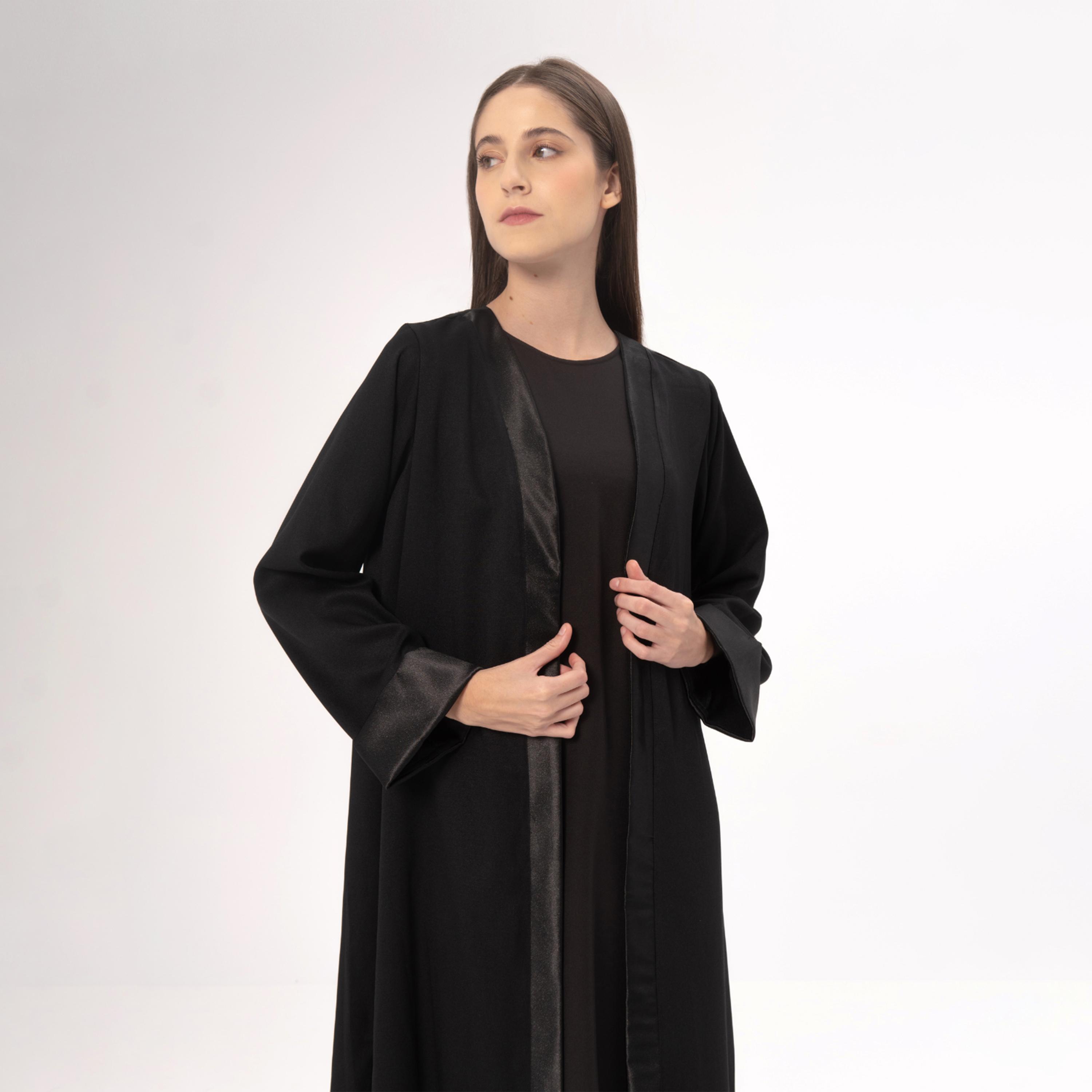 Hadiyath Al Madinah Black Sultana Women's Abaya-women-arabicclothing-abayas-image-2