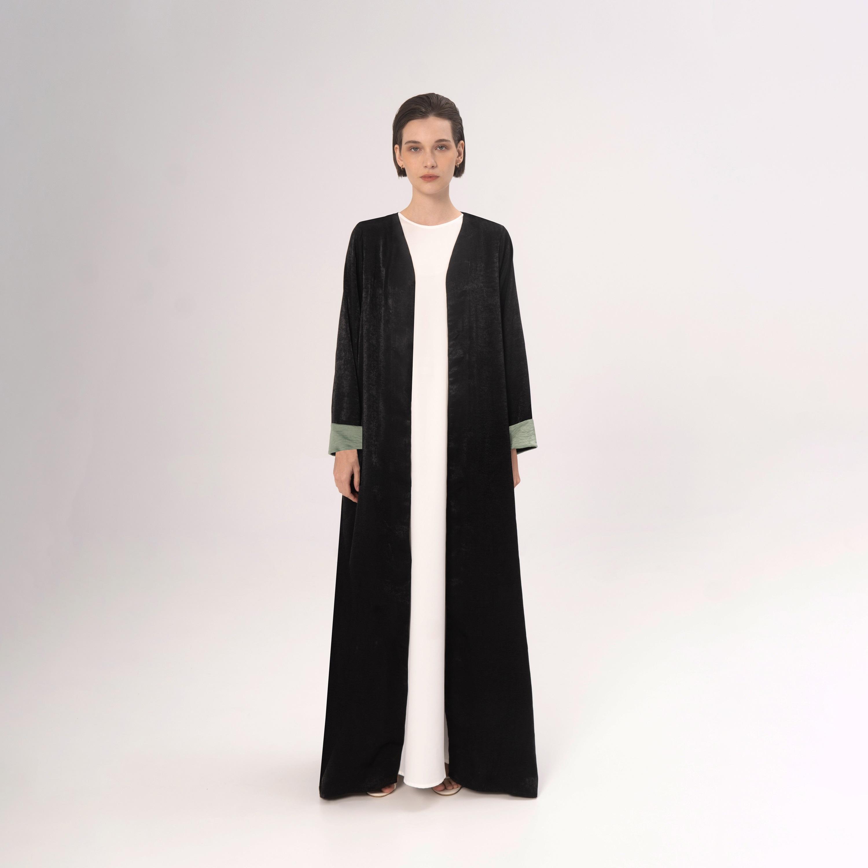 Hadiyath Al Madinah Black Women's Abaya-women-arabicclothing-abayas-image-1