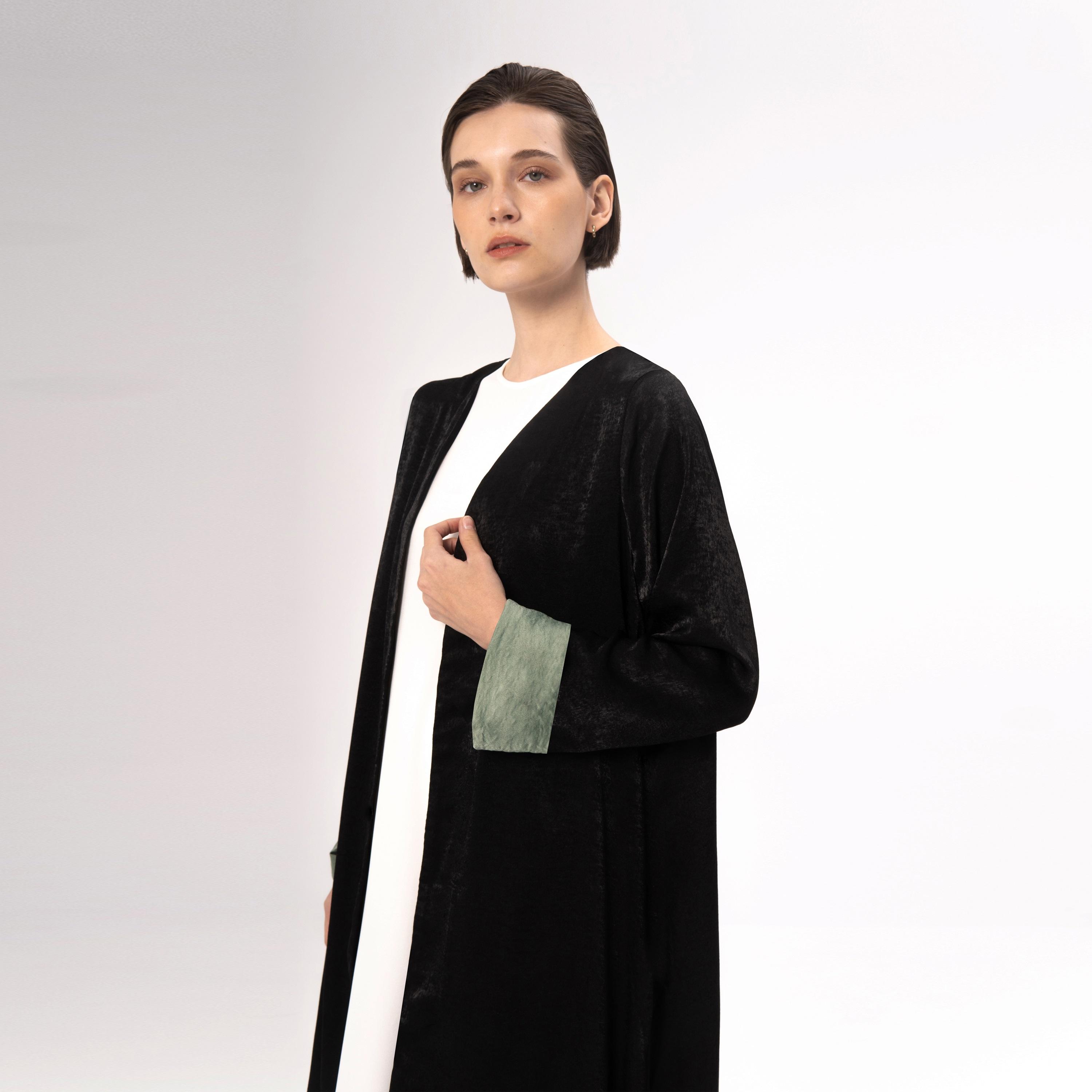 Hadiyath Al Madinah Black Women's Abaya-women-arabicclothing-abayas-image-2