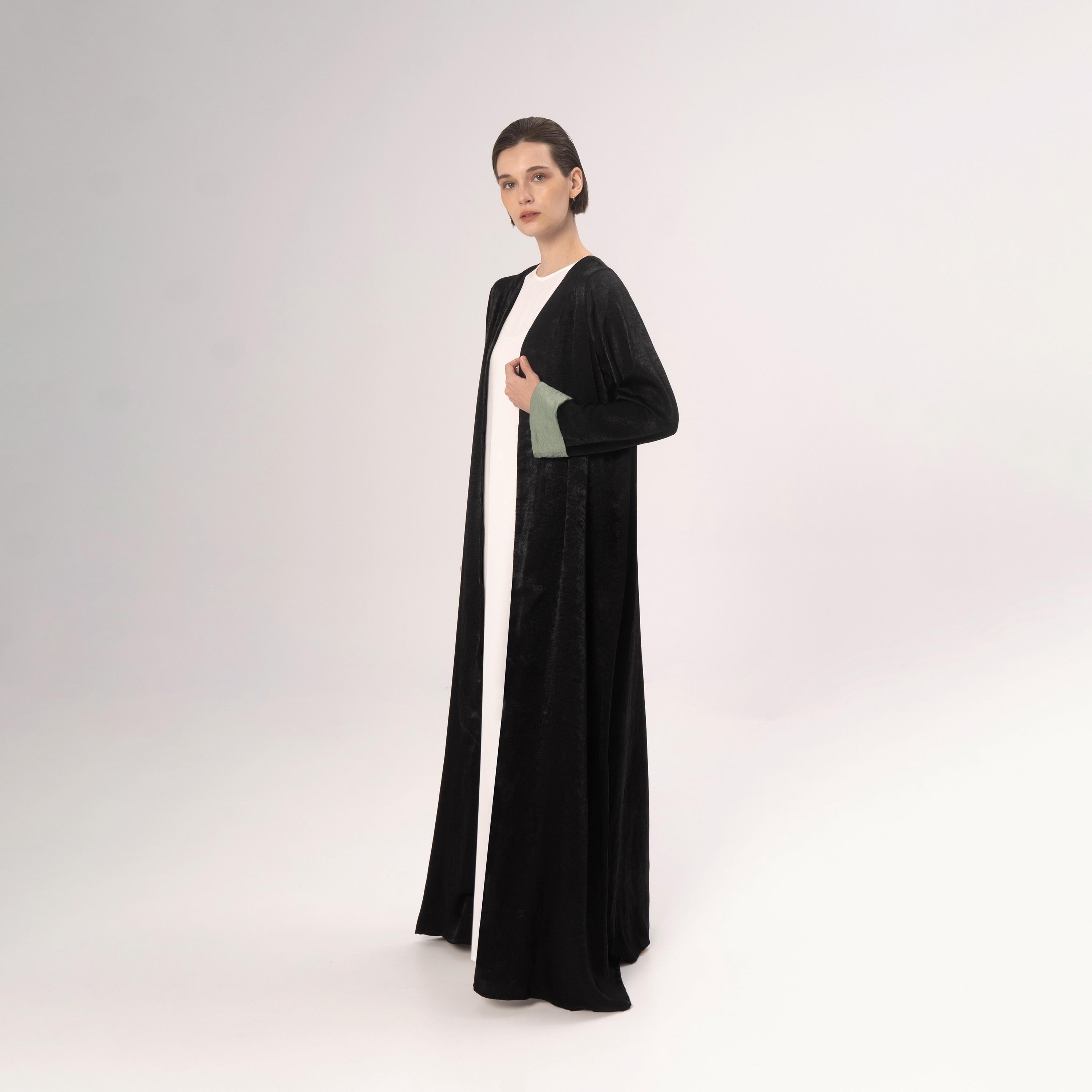 Hadiyath Al Madinah Black Women's Abaya-women-arabicclothing-abayas-image-3