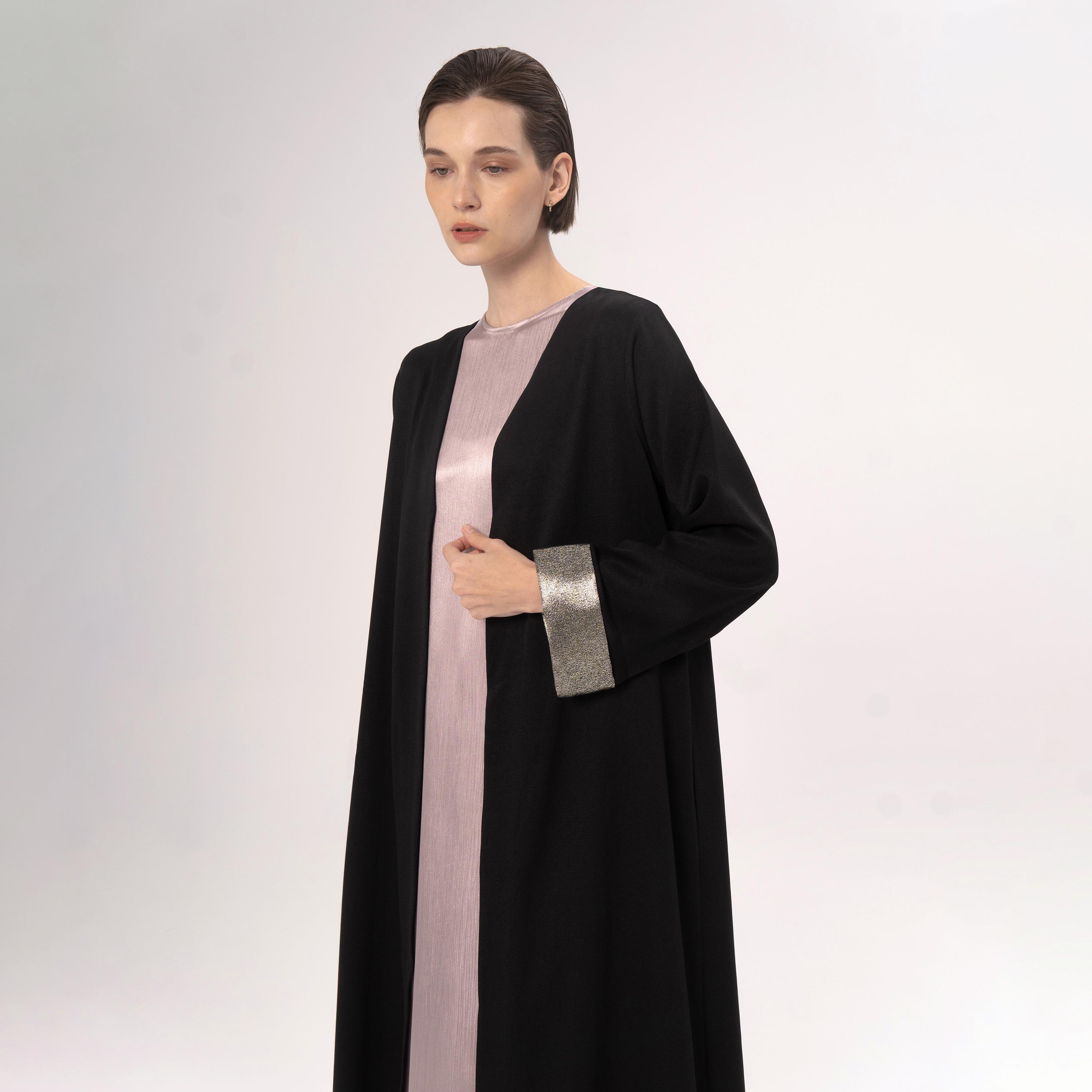 Hadiyath Al Madinah Open Front Women's Abaya-women-arabicclothing-abayas-image-2