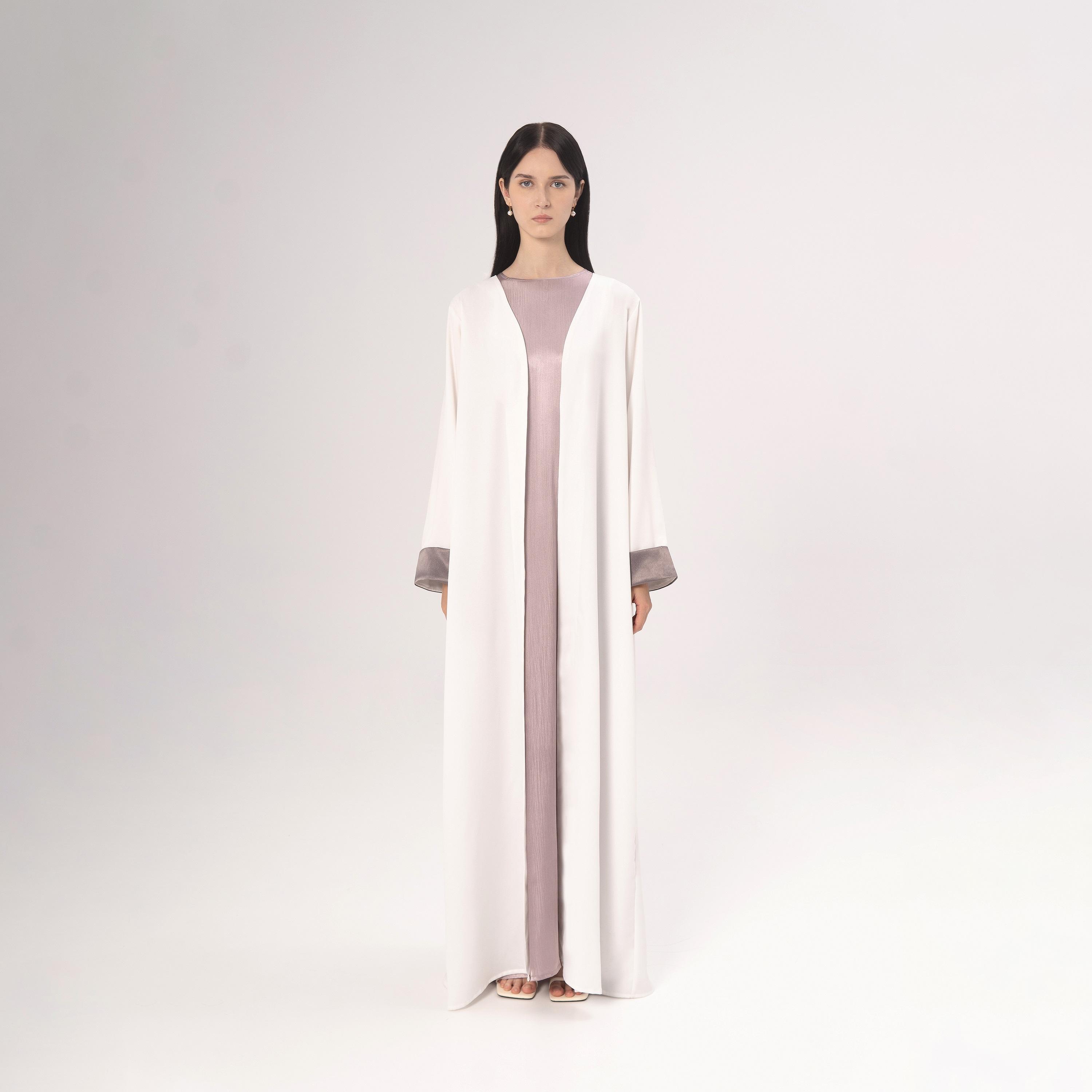 Hadiyath Al Madinah Open Front Women's Abaya-women-arabicclothing-abayas-image-1