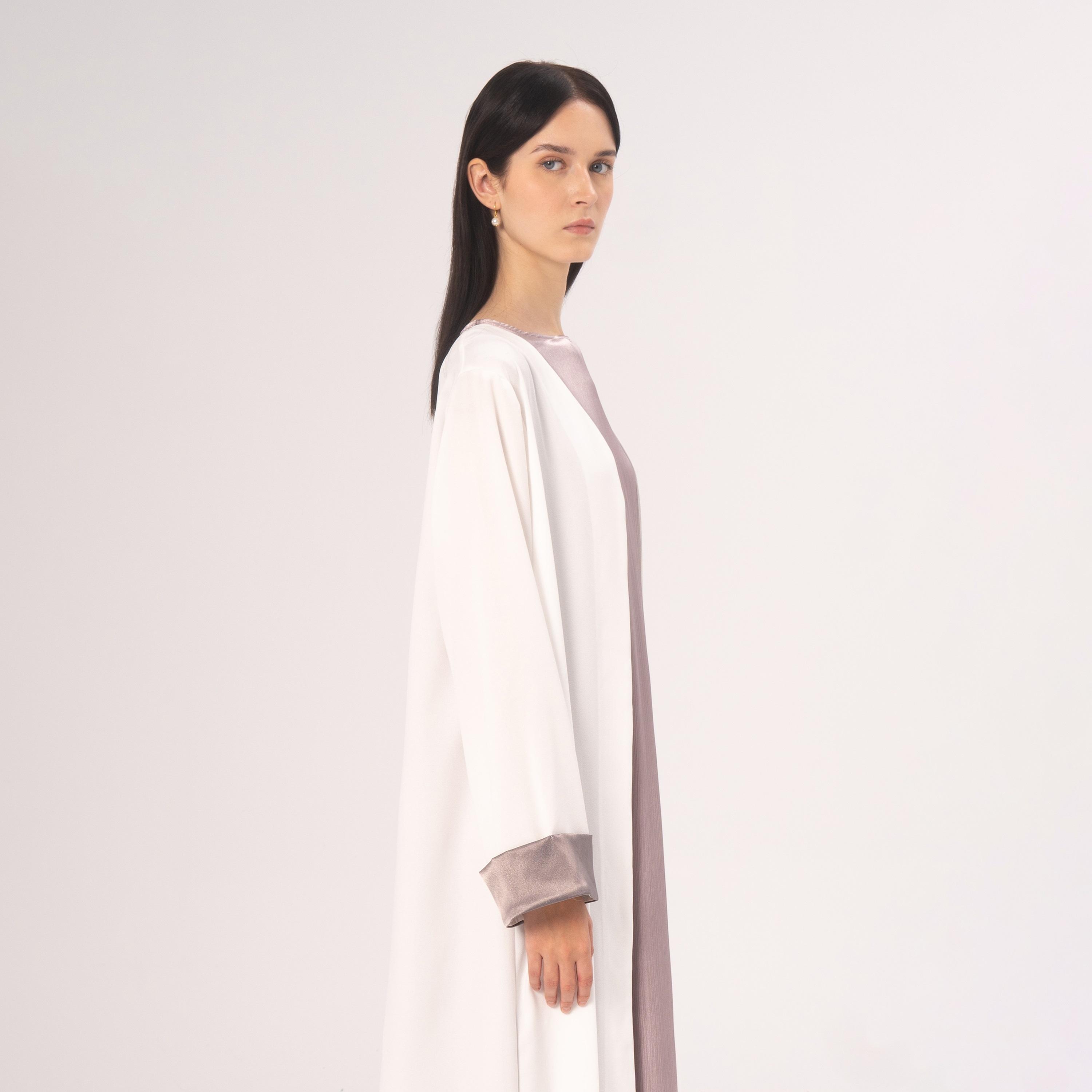Hadiyath Al Madinah Open Front Women's Abaya-women-arabicclothing-abayas-image-2