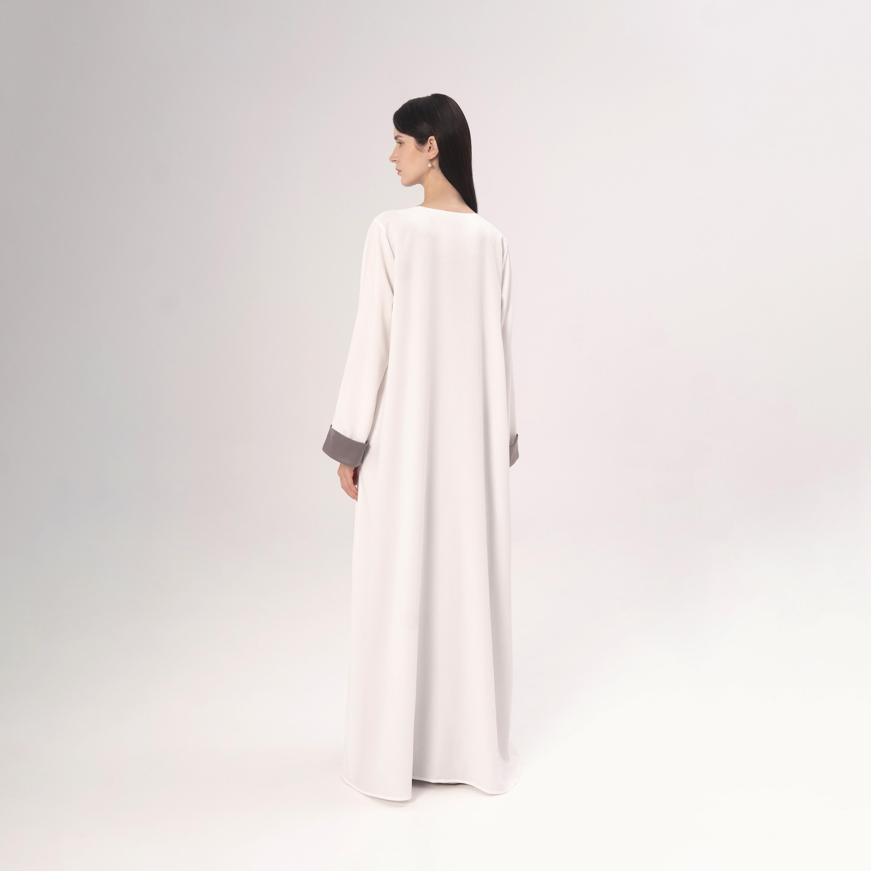 Hadiyath Al Madinah Open Front Women's Abaya-women-arabicclothing-abayas-image-4
