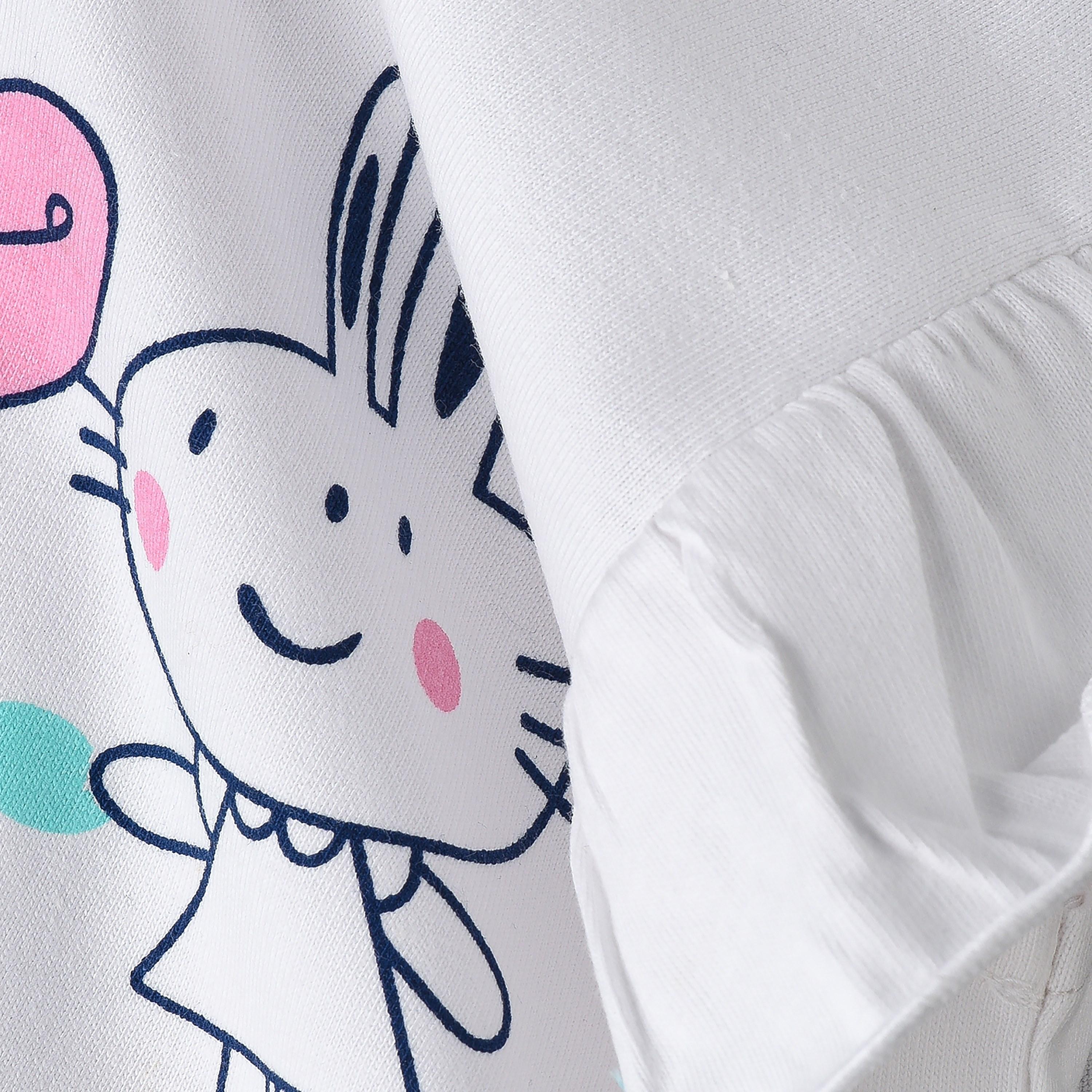 UniqKidz Printed Cap Sleeves T-Shirt-baby-girls-clothing-tshirts-image-4