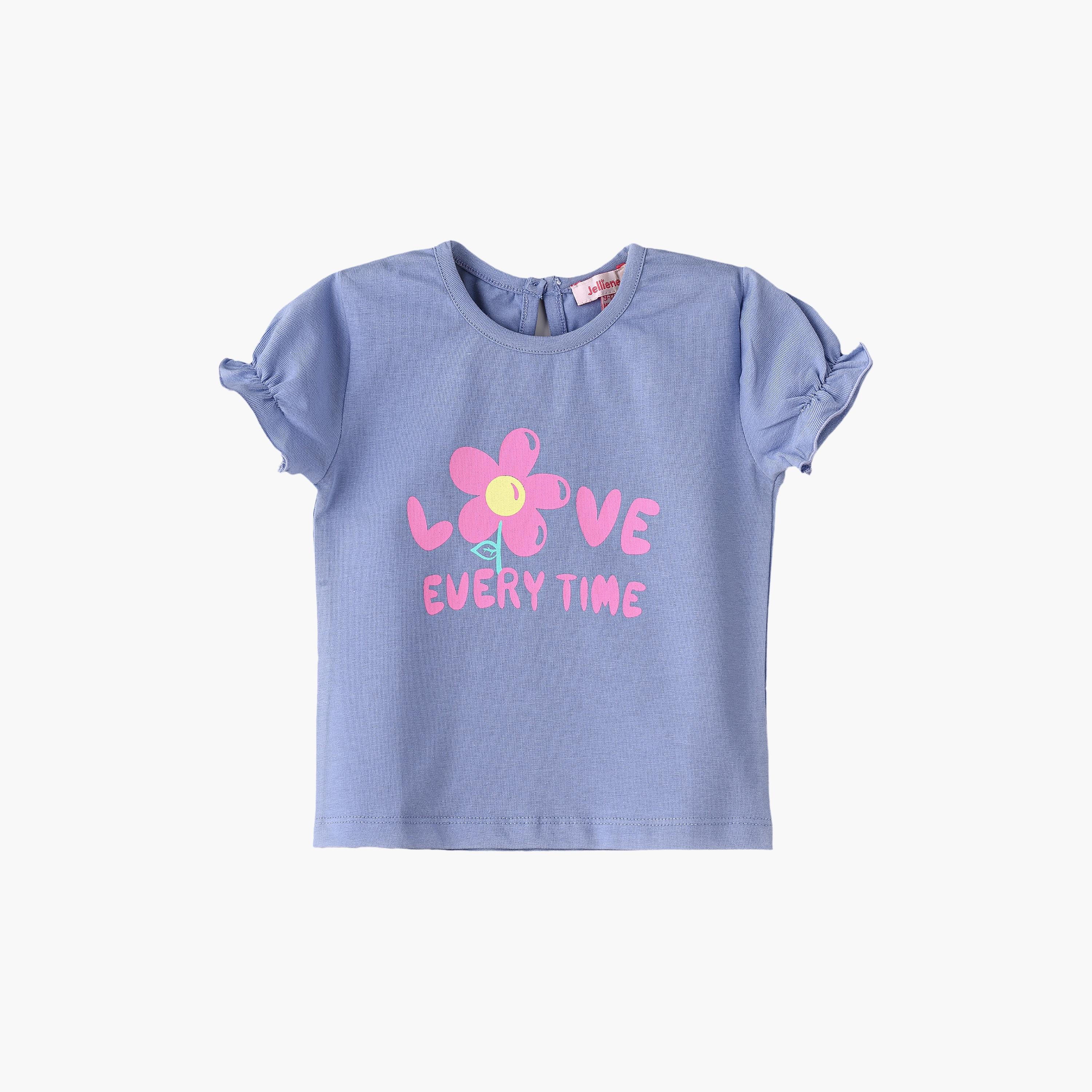 تي شيرت مطبوع بأكمام قصيرة من يونيكيدز-baby-girls-clothing-tshirts-image-1