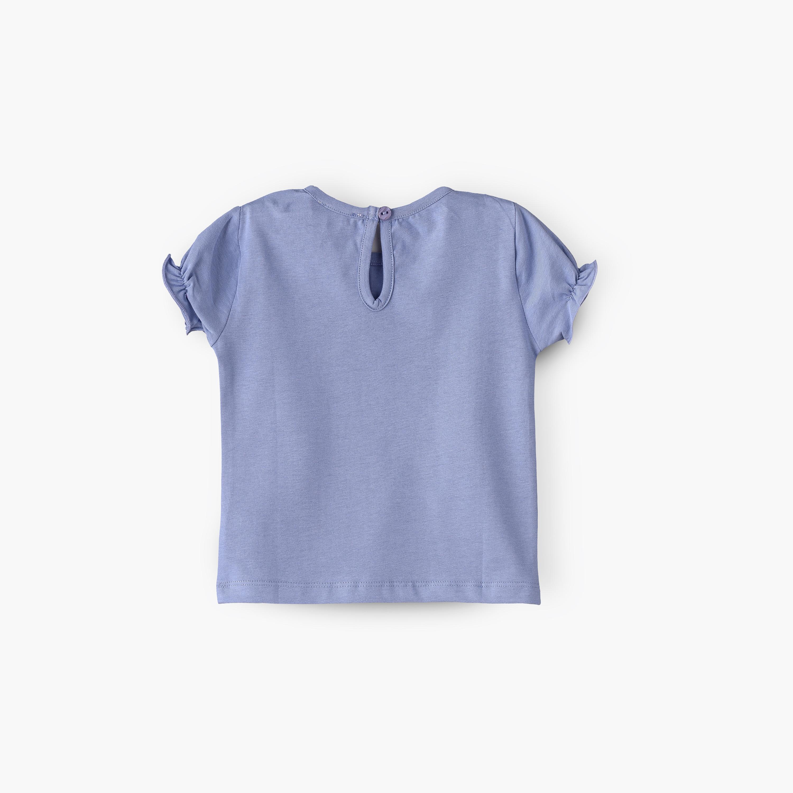 تي شيرت مطبوع بأكمام قصيرة من يونيكيدز-baby-girls-clothing-tshirts-image-2