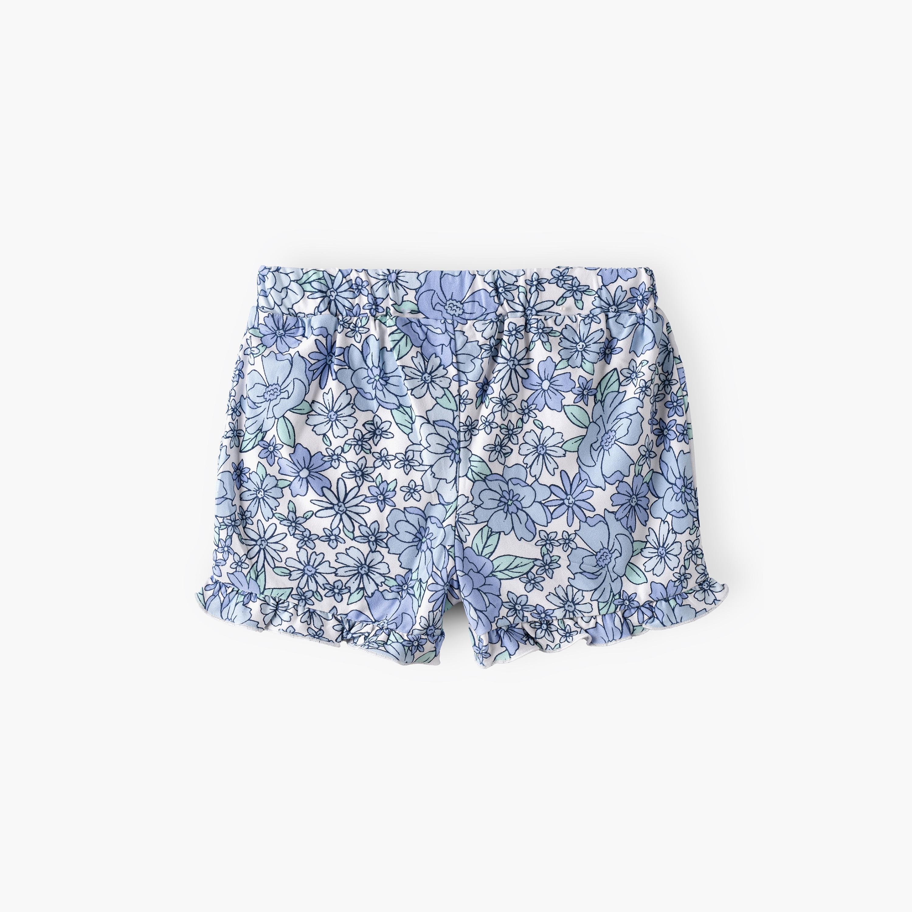 UniqKidz Floral Printed Elasticated Shorts-baby-girls-clothing-bottoms-shorts-image-2