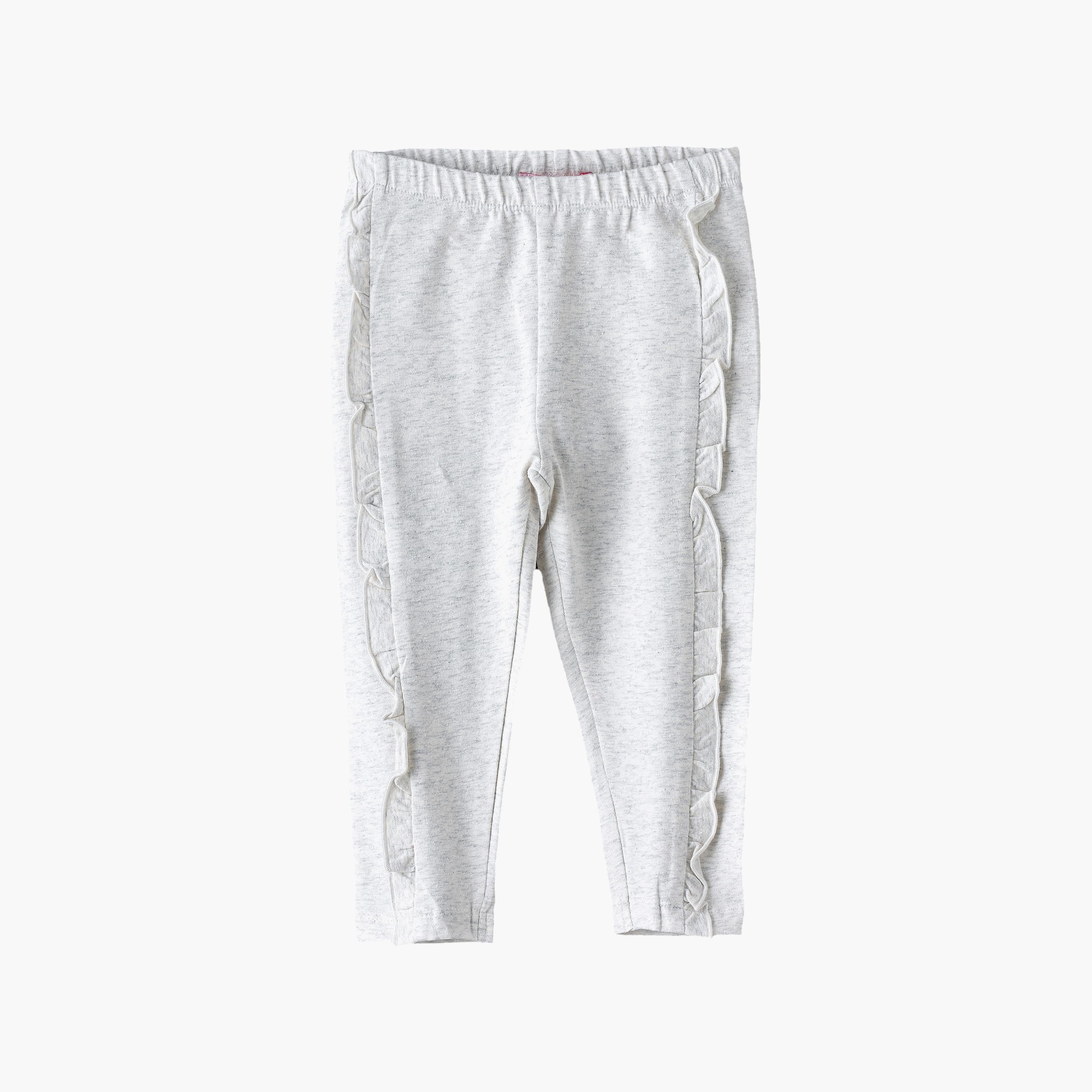 UniqKidz Solid Elasticated Leggings-baby-girls-clothing-bottoms-leggings-image-1