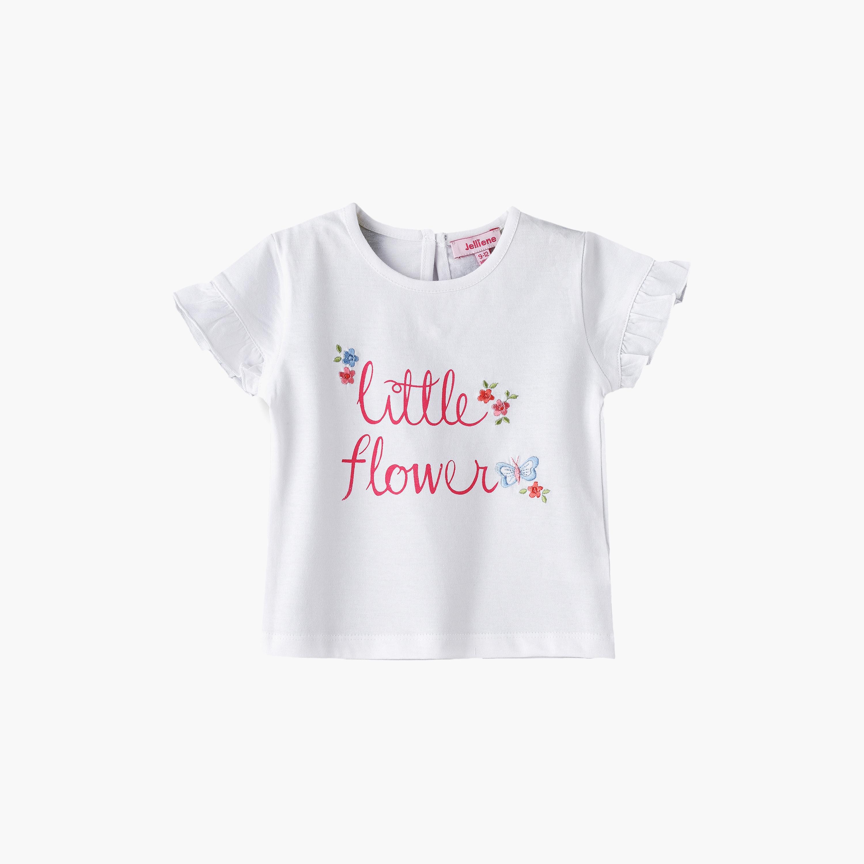 UniqKidz Printed Short Sleeves T-Shirt-baby-girls-clothing-tshirts-image-1