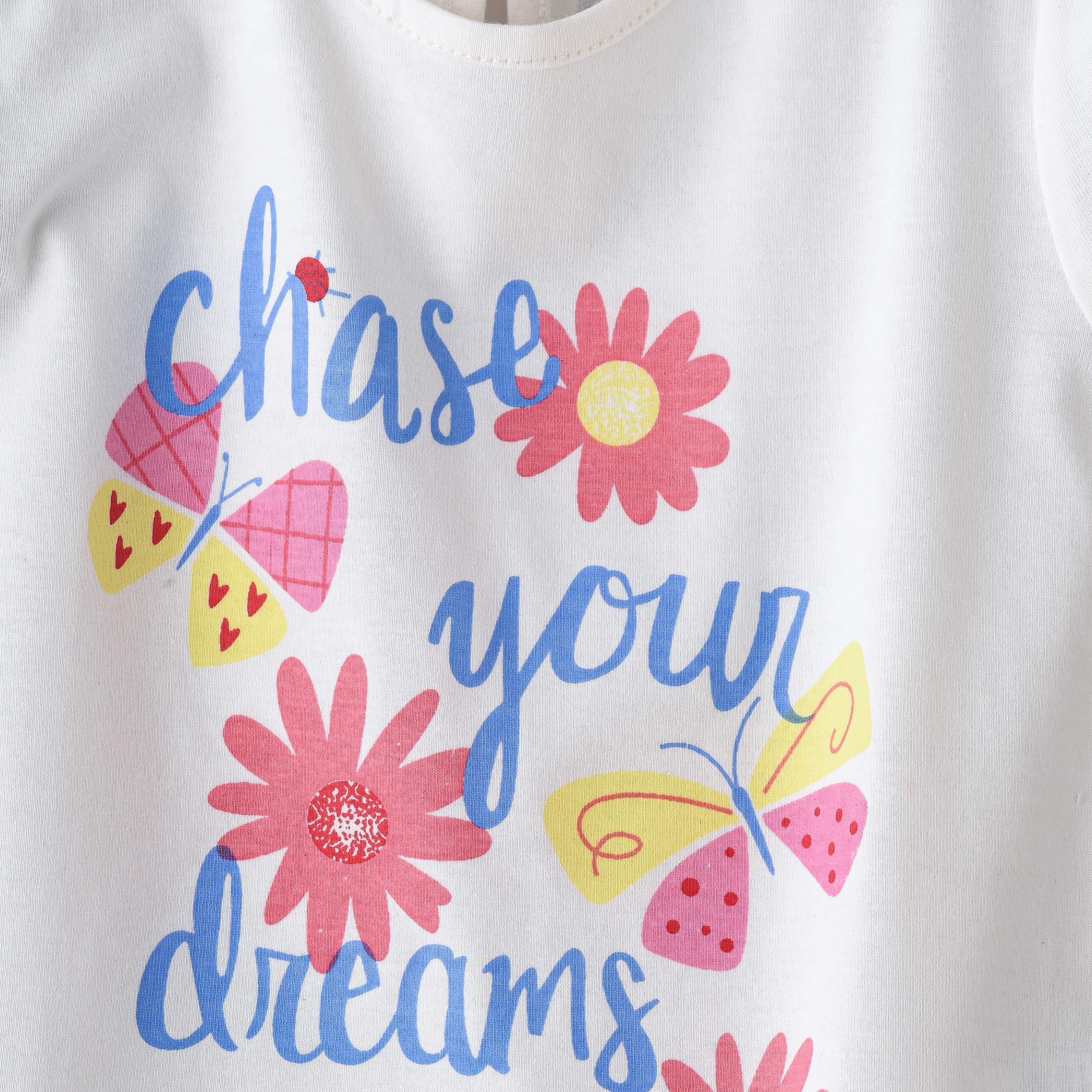 UniqKidz Floral Printed Short Sleeves T-Shirt-baby-girls-clothing-tshirts-image-3