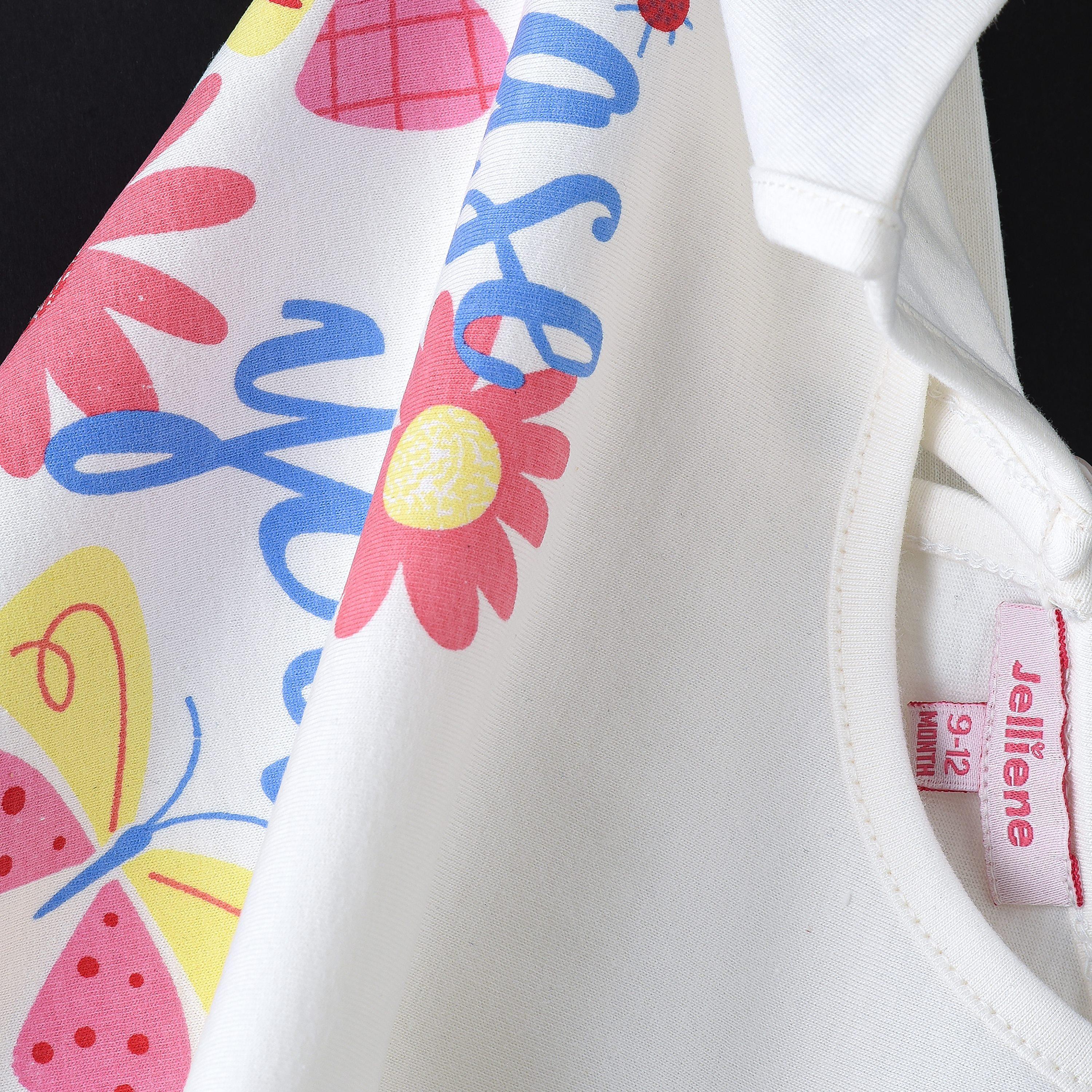 UniqKidz Floral Printed Short Sleeves T-Shirt-baby-girls-clothing-tshirts-image-4