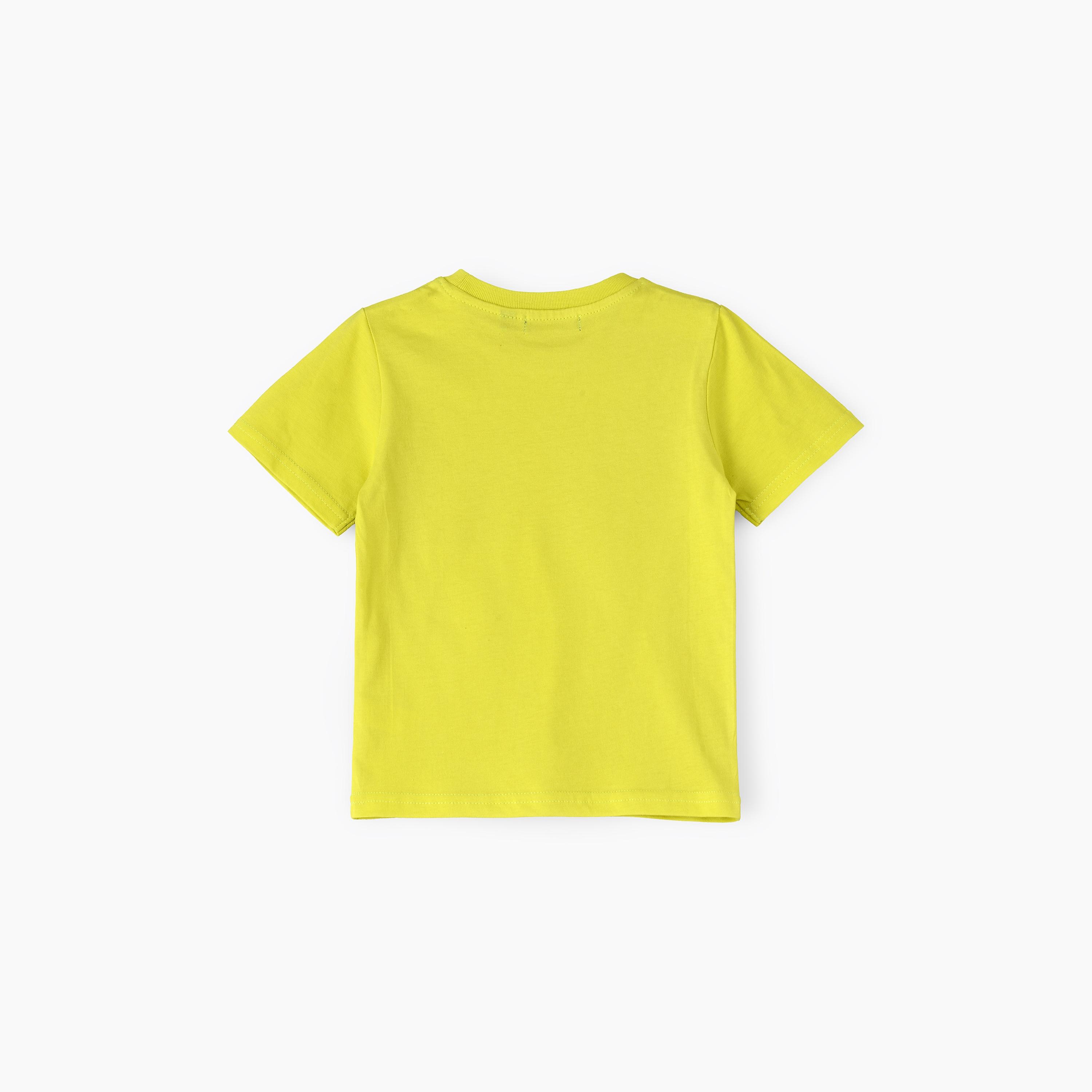 تي شيرت بأكمام قصيرة مطبوع من يونيك كيدز-boys-clothing-tshirtsandpolos-image-2