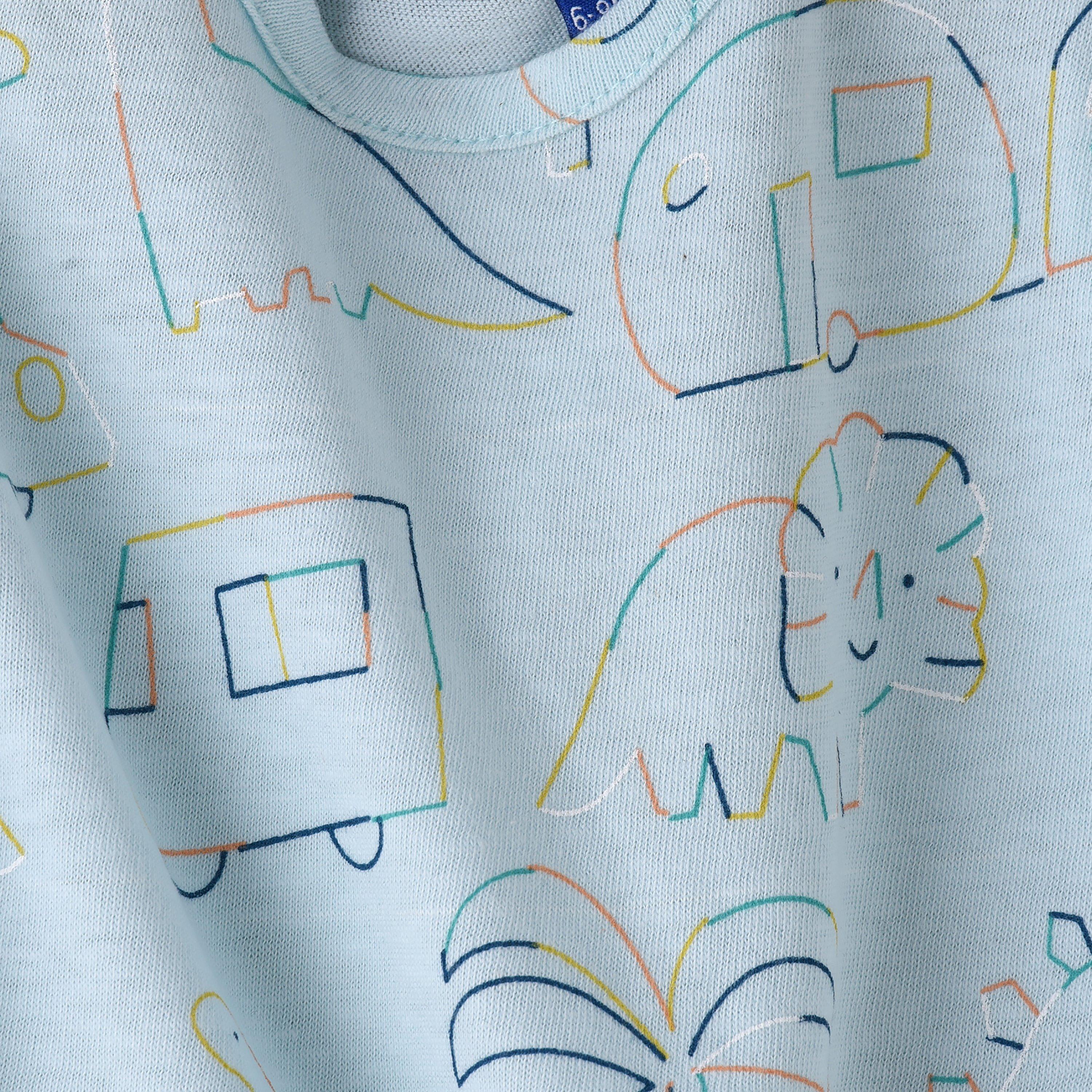 UniqKidz Printed Half Sleeves T-Shirt-baby-boys-clothing-tshirtsandpolos-image-2