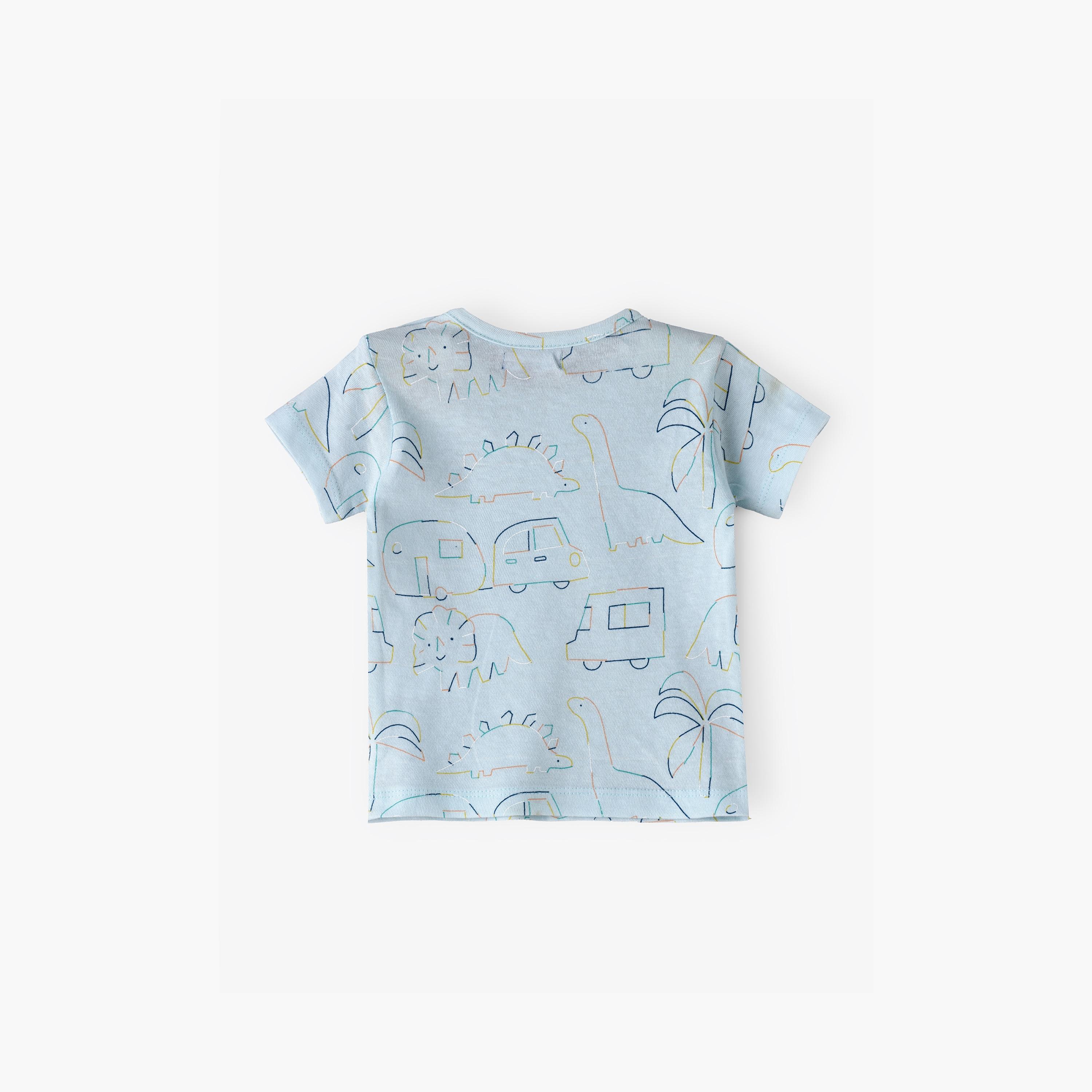 UniqKidz Printed Half Sleeves T-Shirt-baby-boys-clothing-tshirtsandpolos-image-4