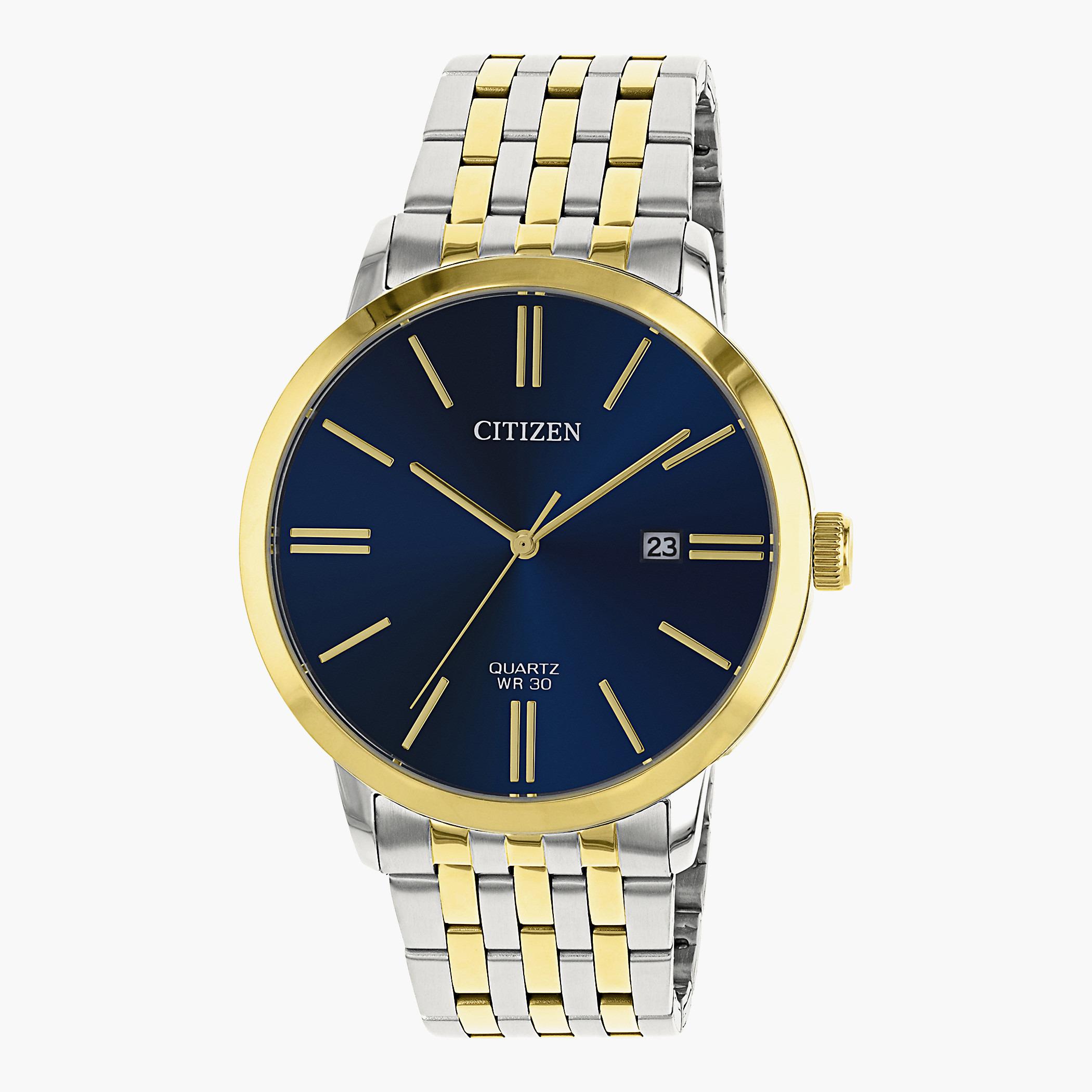 DZ 0004 54L راقب حزام معدن تناظرية الفضة والذهب ملك الرجال Citizen-men-watchesandjewellery-watches-image-1