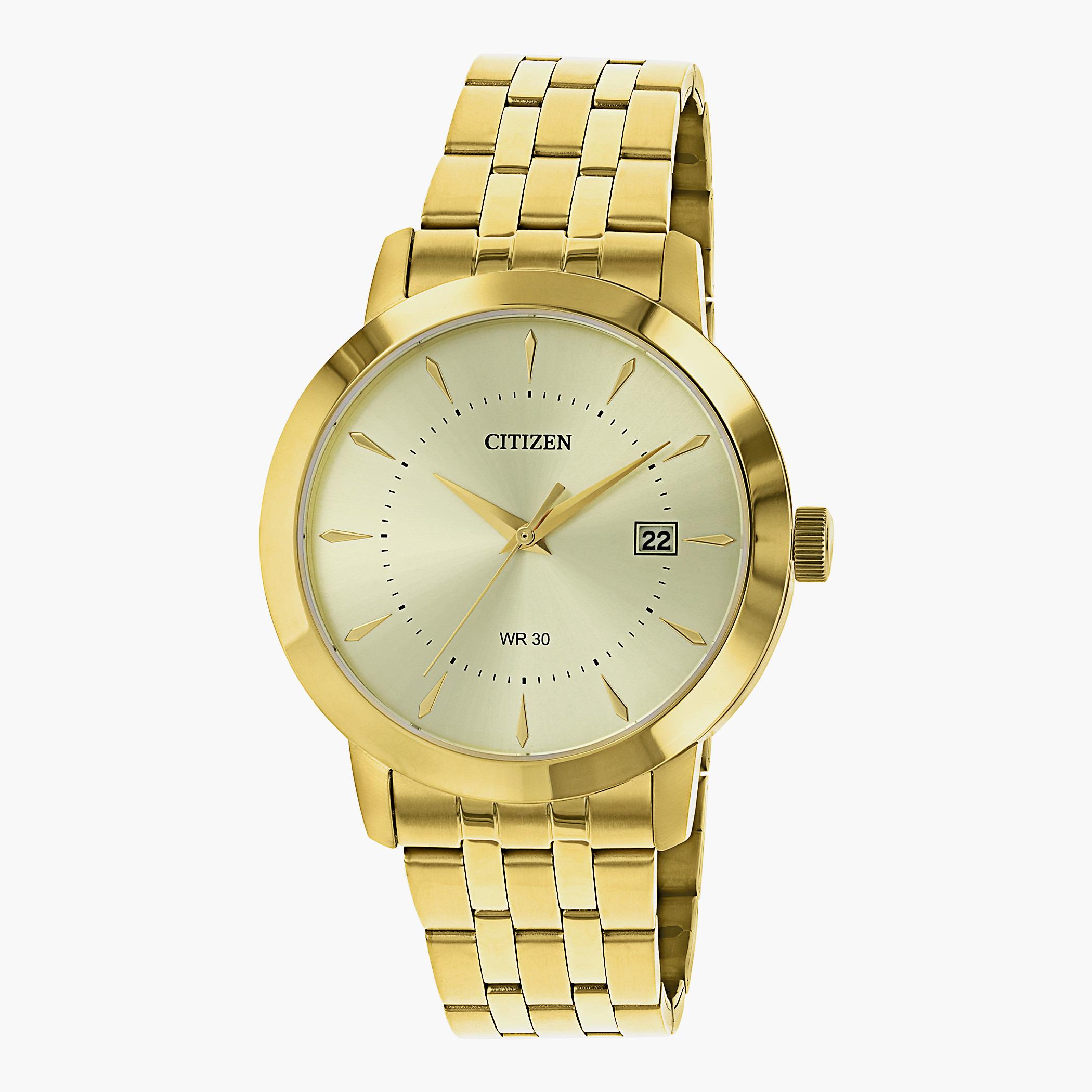 DZ 0012 56P راقب حزام معدن تناظرية ذهبي ملك الرجال Citizen-men-watchesandjewellery-watches-image-1