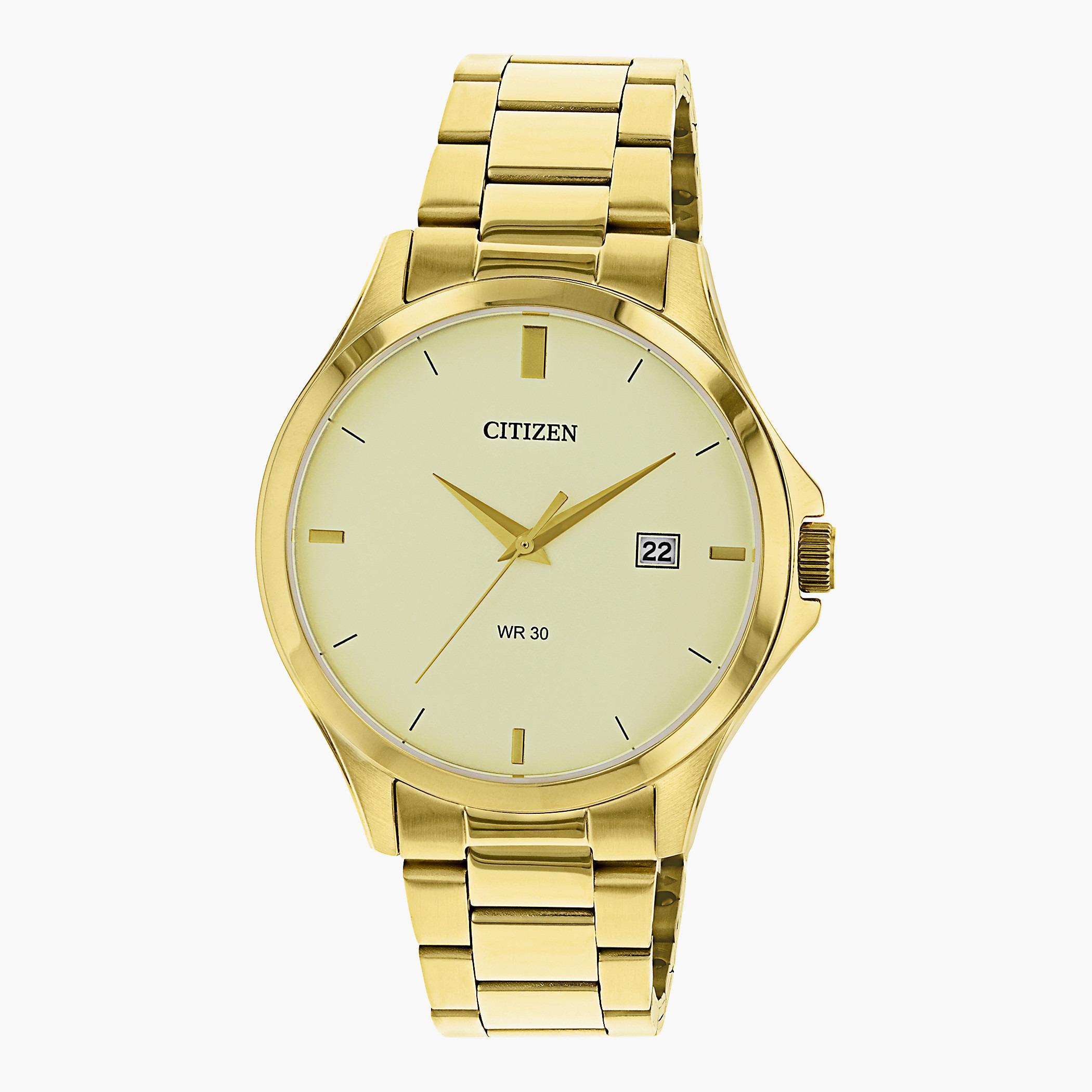 Citizen Men's Gold Analog Metal  Strap Watch -DZ 0022 52P-men-watchesandjewellery-watches-image-1