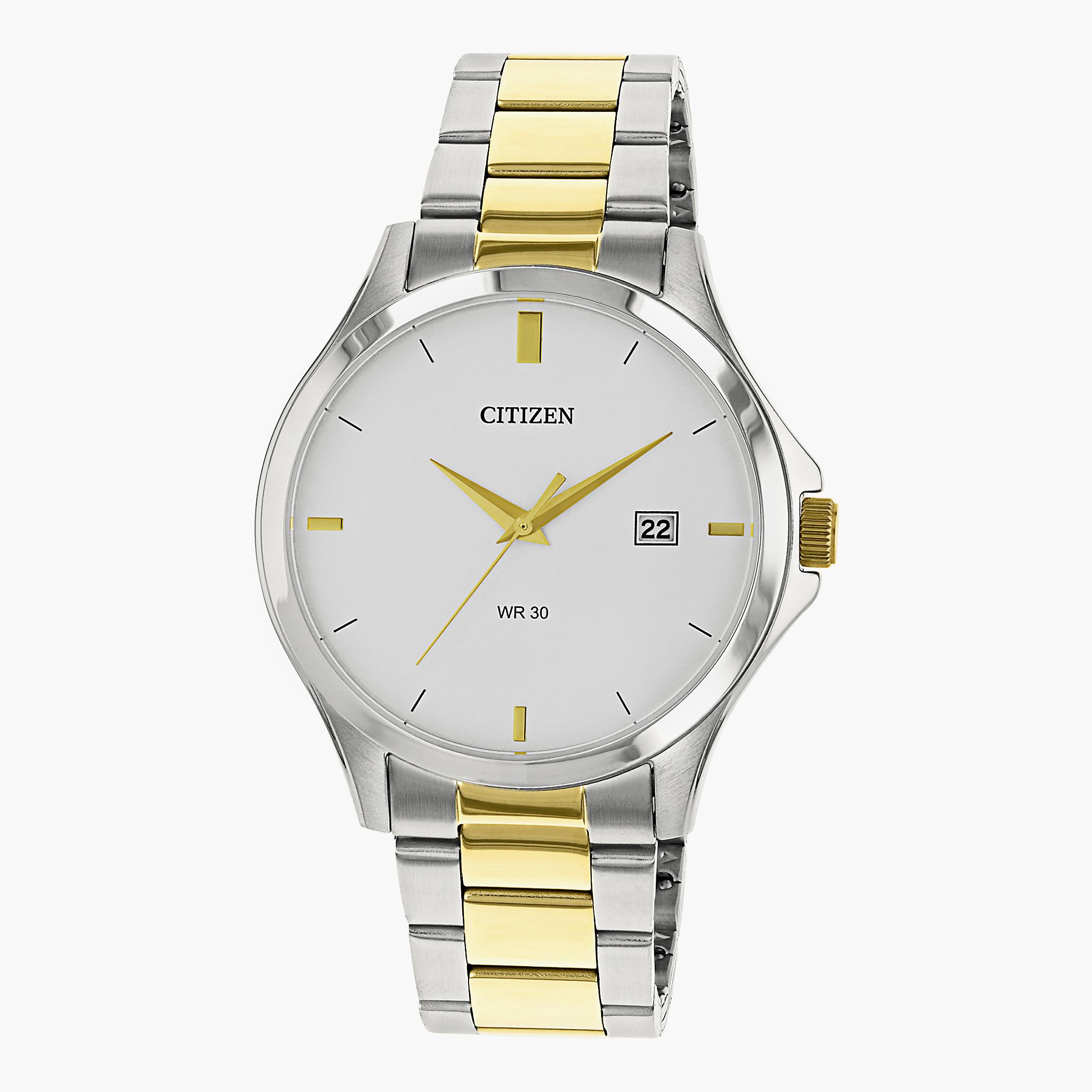 DZ 0024 57A راقب حزام معدن تناظرية الفضة والذهب ملك الرجال Citizen-men-watchesandjewellery-watches-image-1
