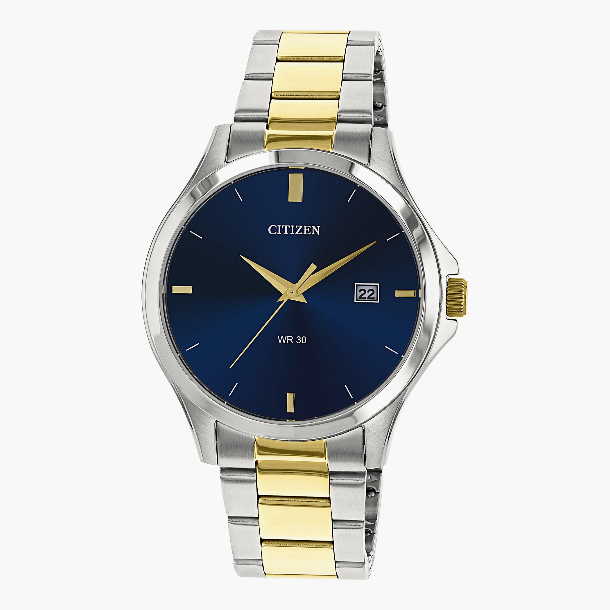 Citizen Men's Silver & Gold Analog Metal  Strap Watch -DZ 0024 57L-men-watchesandjewellery-watches-image-1