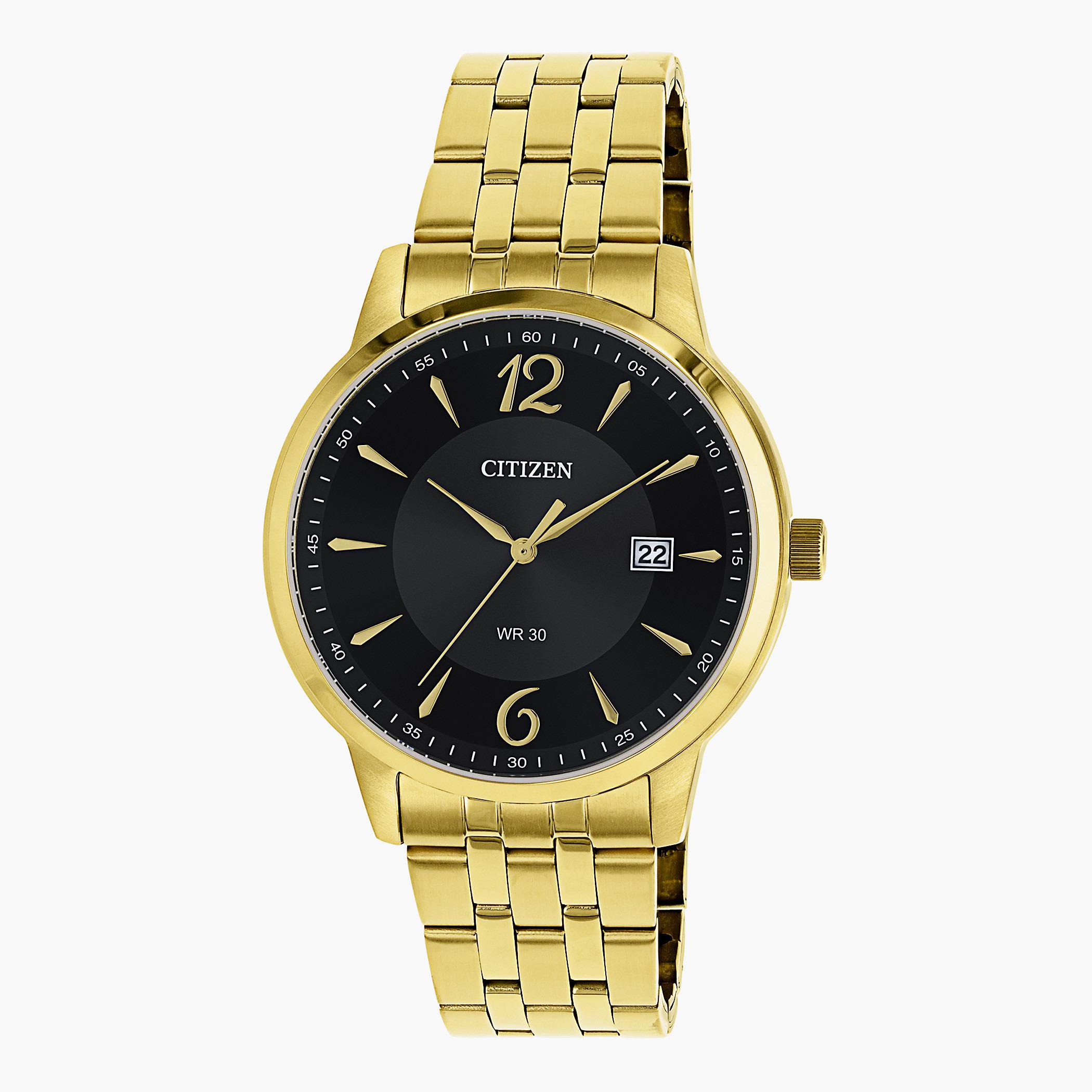 Citizen Men's Gold Analog Metal  Strap Watch -DZ 0032 59E-men-watchesandjewellery-watches-image-1