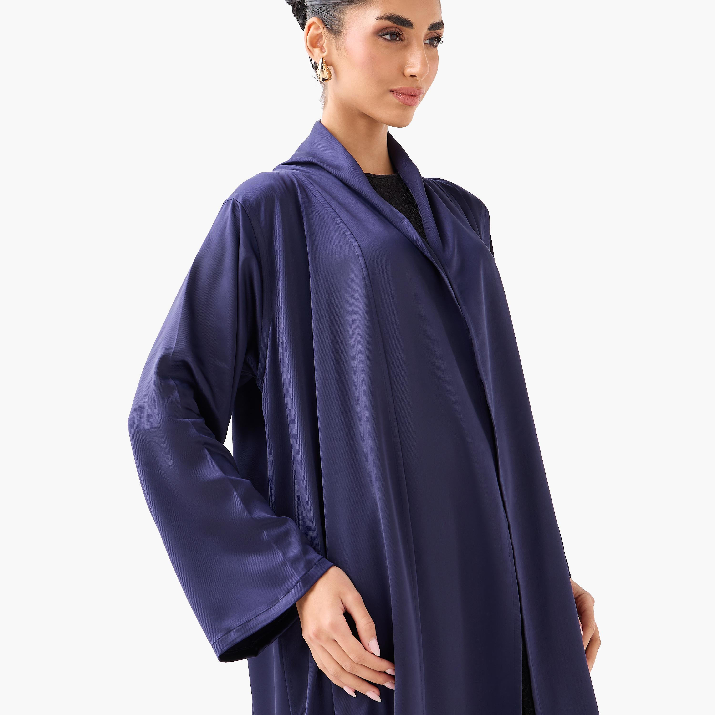 10December Open Front Abaya with Hijab-women-arabicclothing-abayas-image-6
