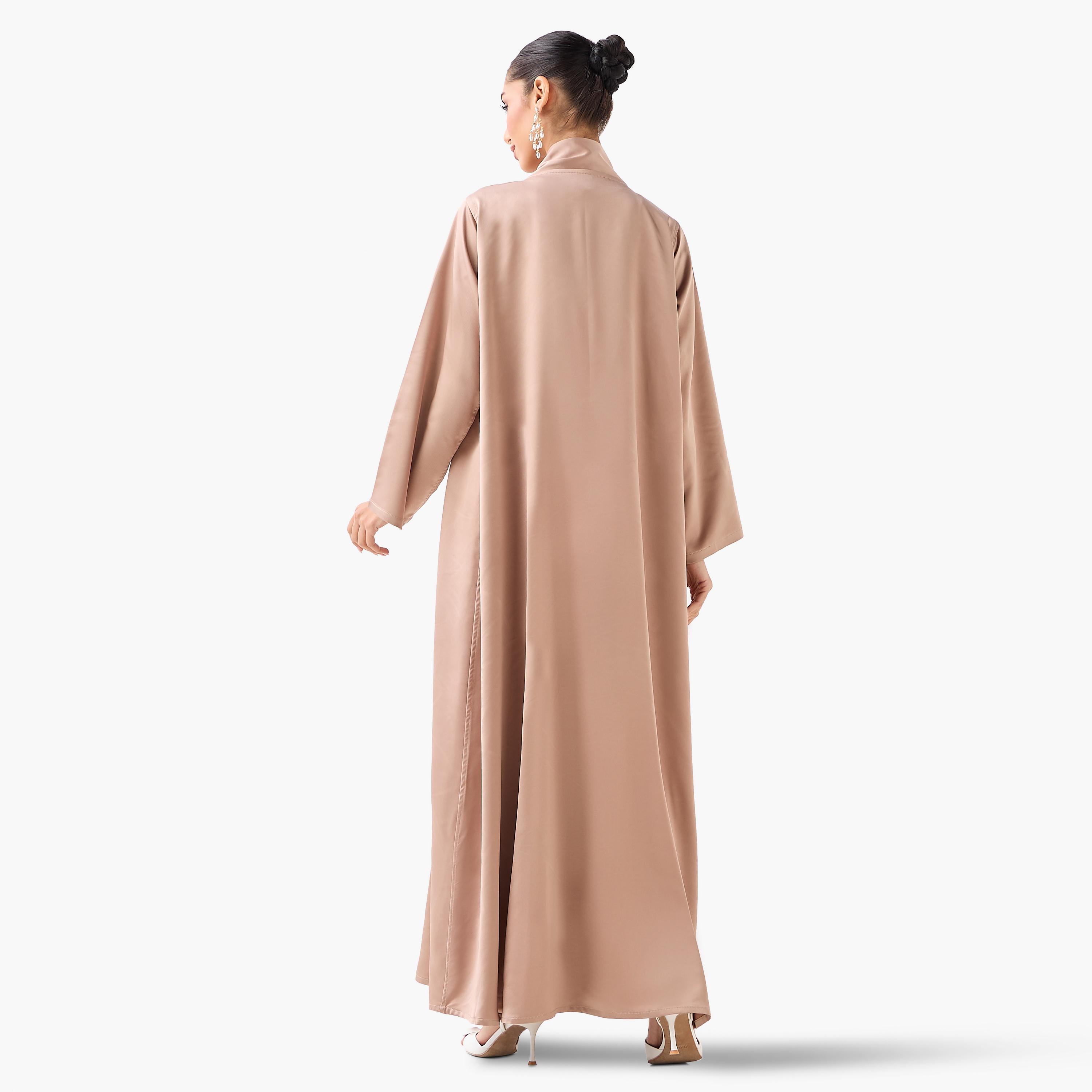 10December Open Front Abaya with Hijab-women-arabicclothing-abayas-image-4
