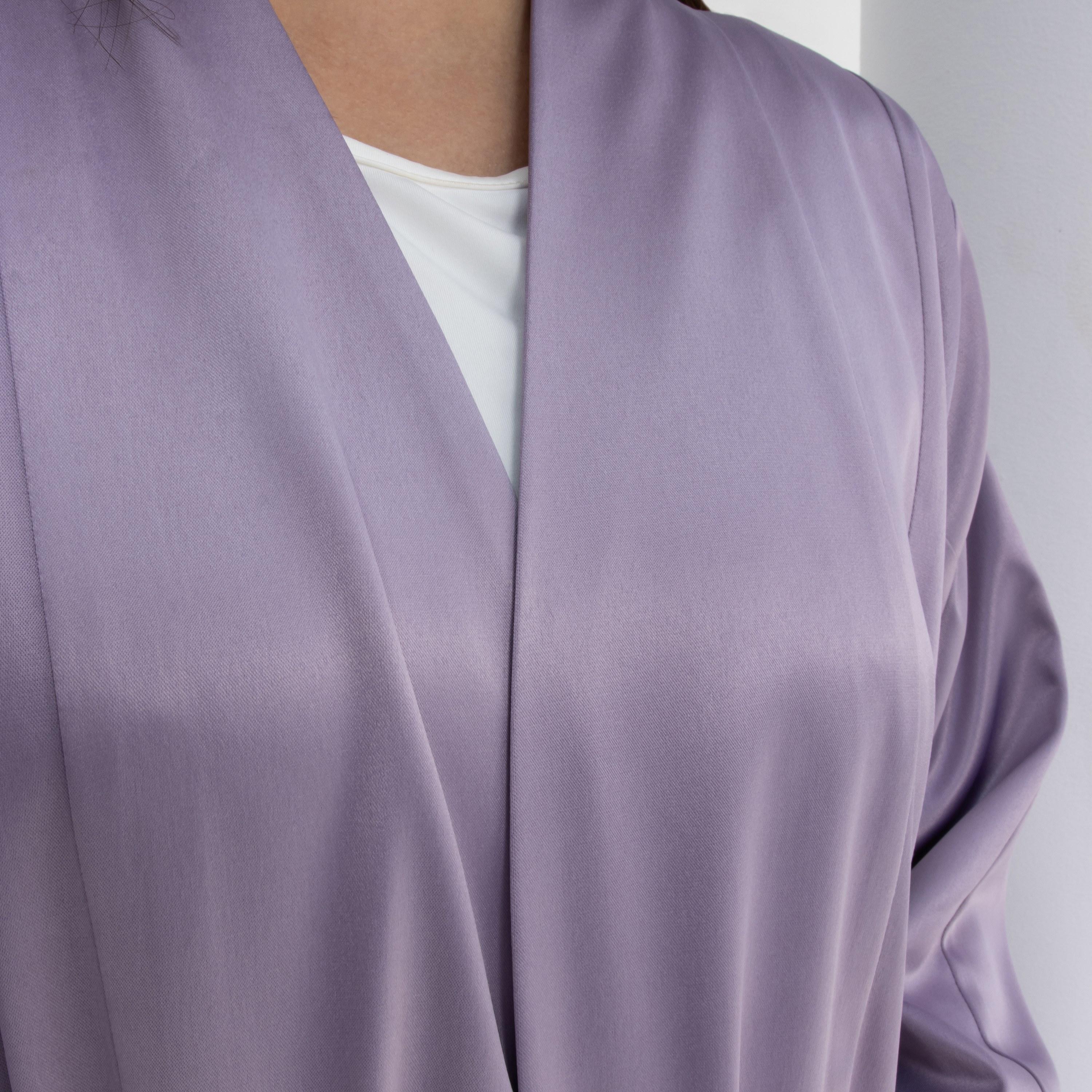 عباية نسائية بقصة فضفاضة (Floowy) قماش ساتان مع حجاب - أرجواني من 10 ديسمبر-women-arabicclothing-abayas-image-5