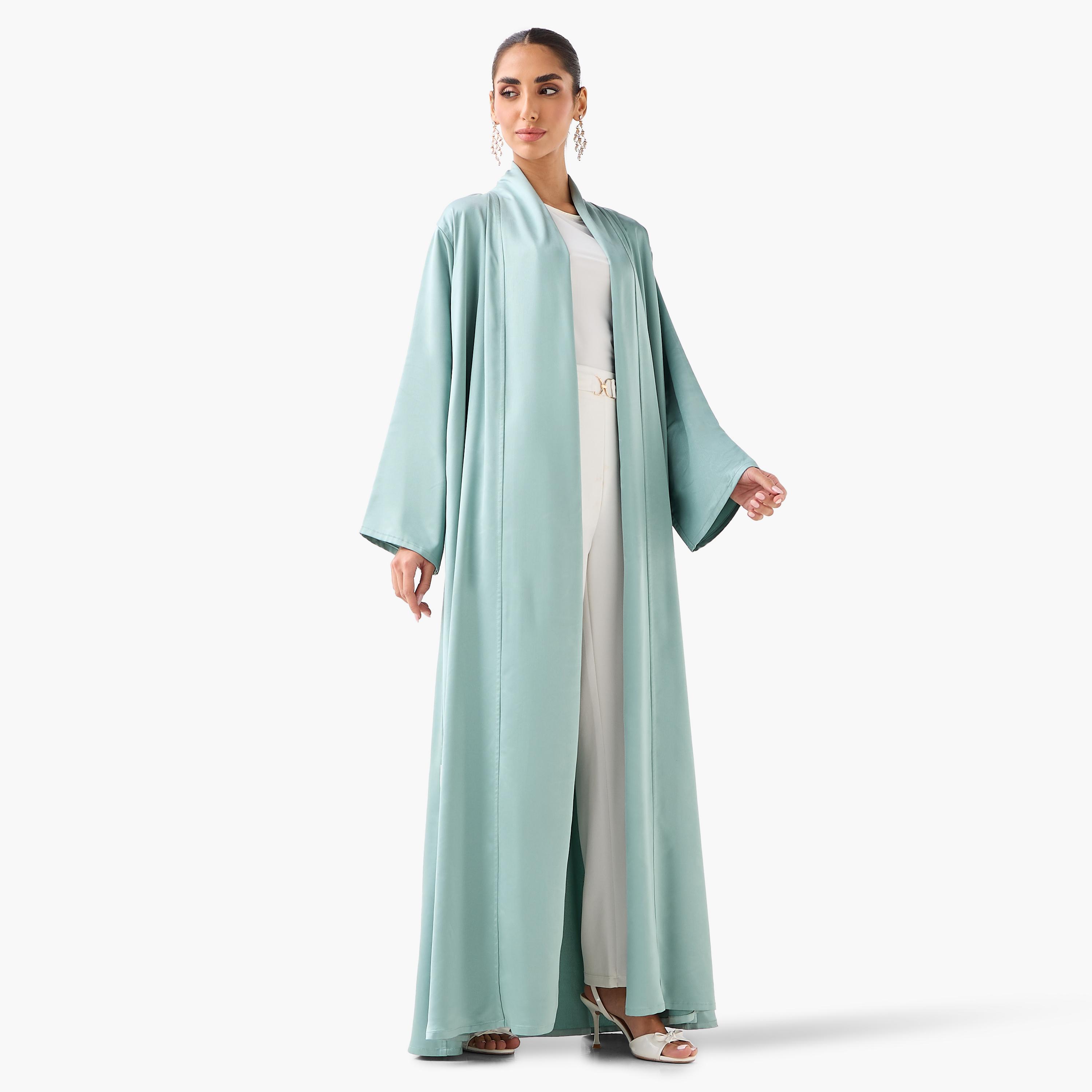 عباية مفتوحة من الأمام مع حجاب من 10 ديسمبر-women-arabicclothing-abayas-image-1