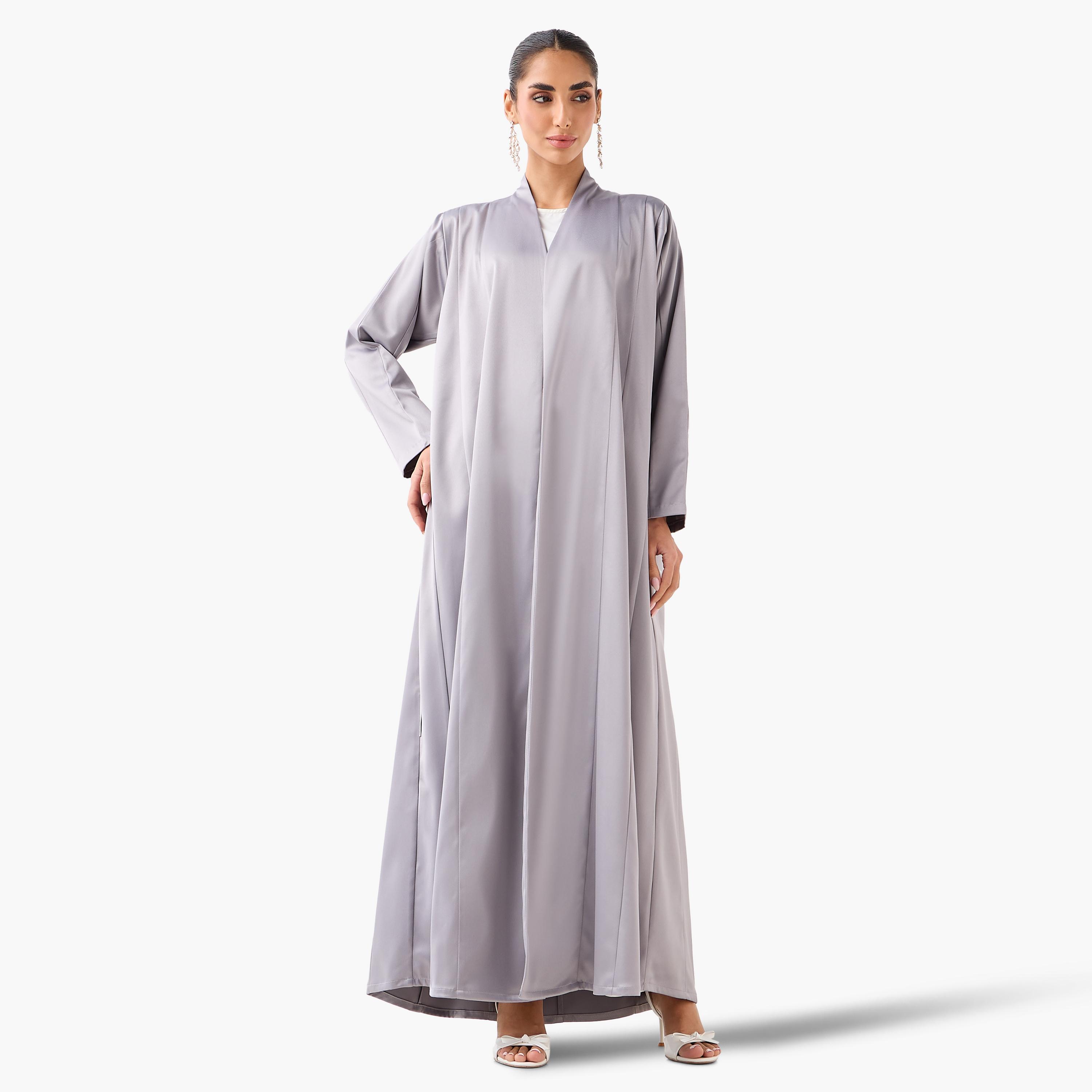 10December Open Front Abaya with Hijab-women-arabicclothing-abayas-image-1