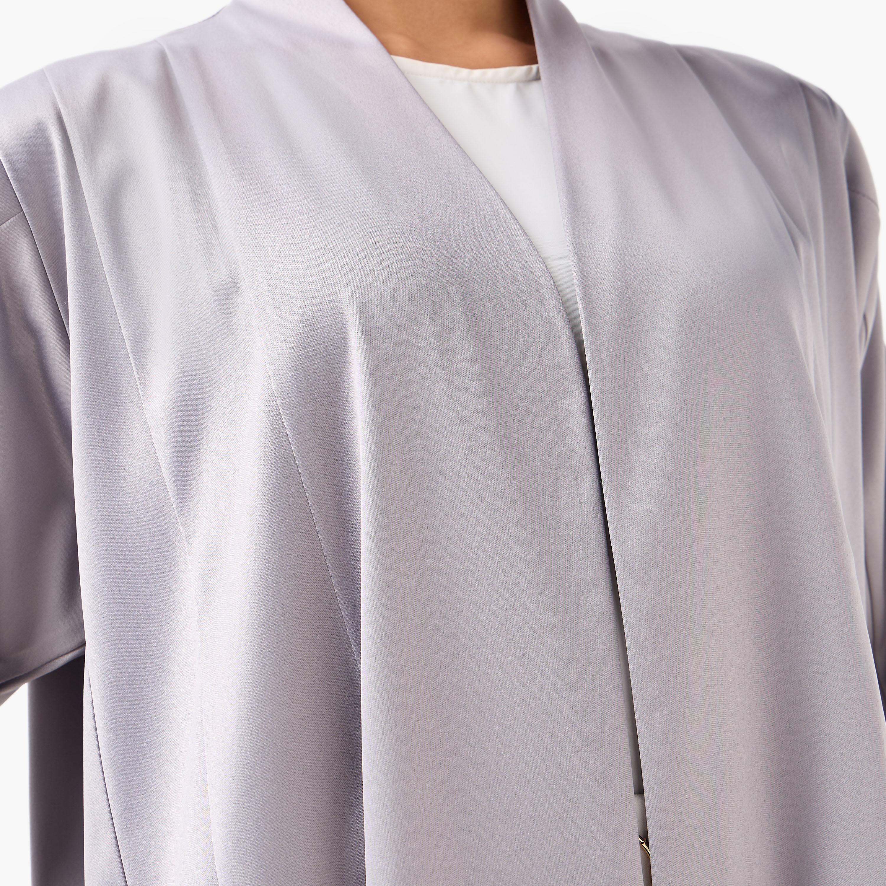 10December Open Front Abaya with Hijab-women-arabicclothing-abayas-image-2