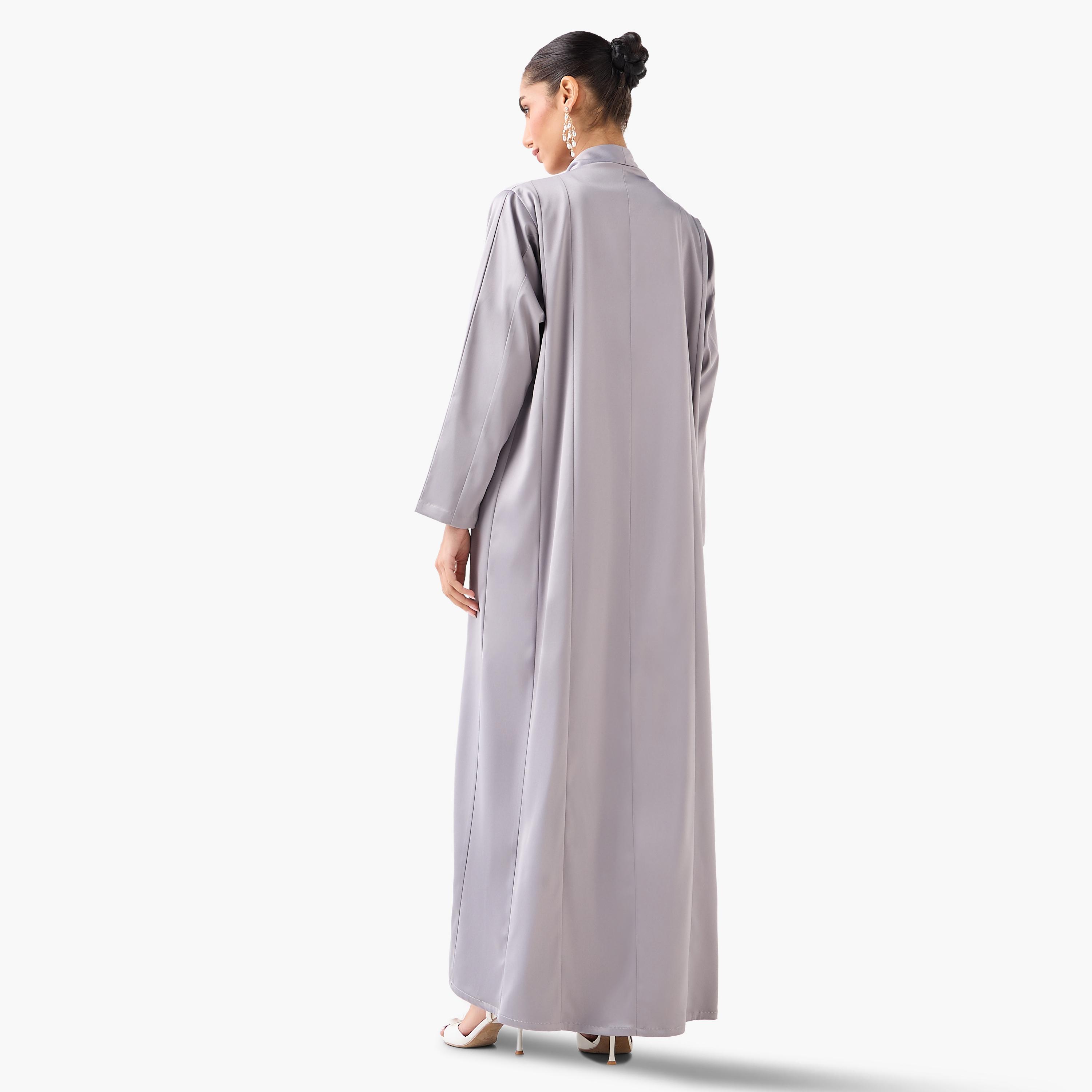 10December Open Front Abaya with Hijab-women-arabicclothing-abayas-image-4