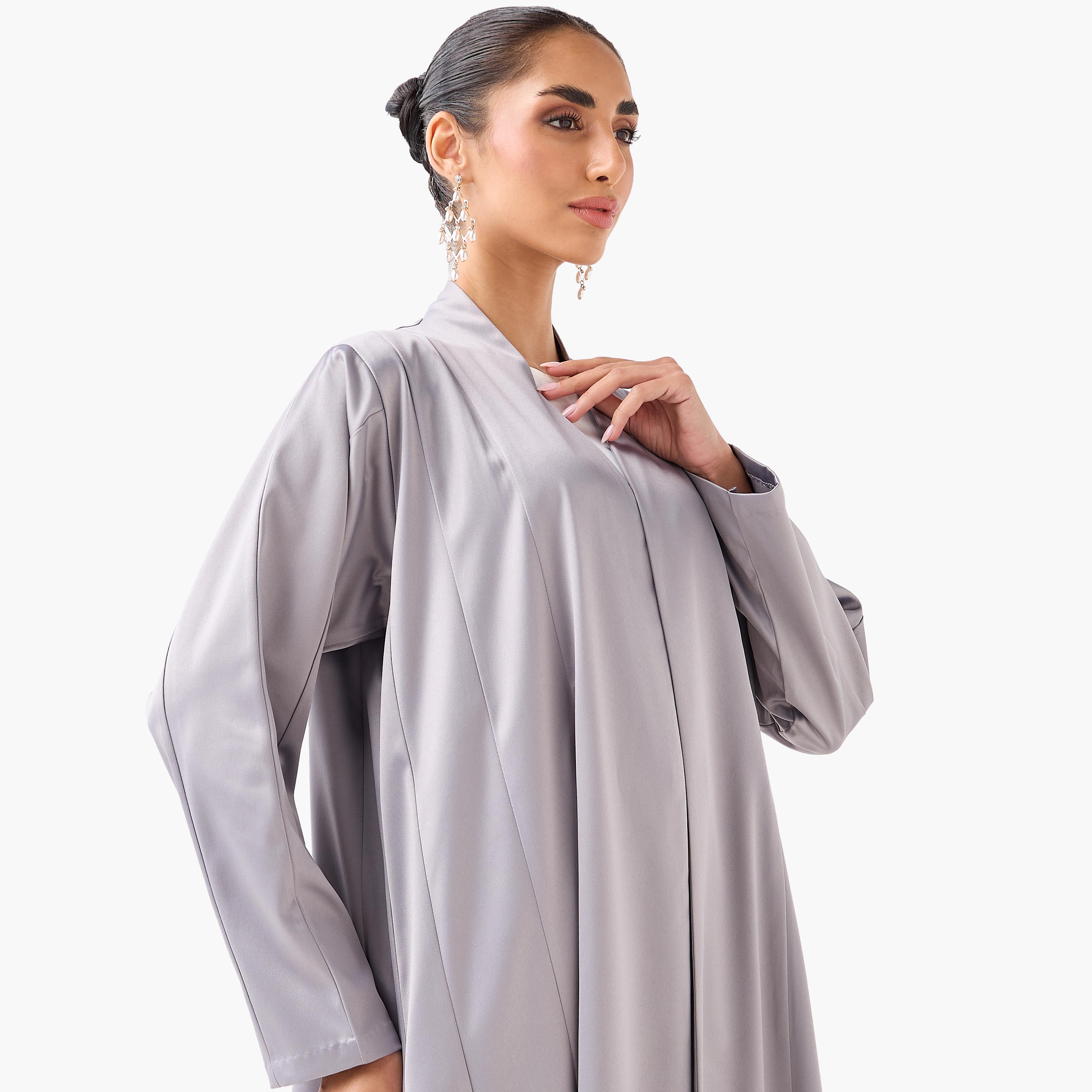 10December Open Front Abaya with Hijab-women-arabicclothing-abayas-image-6